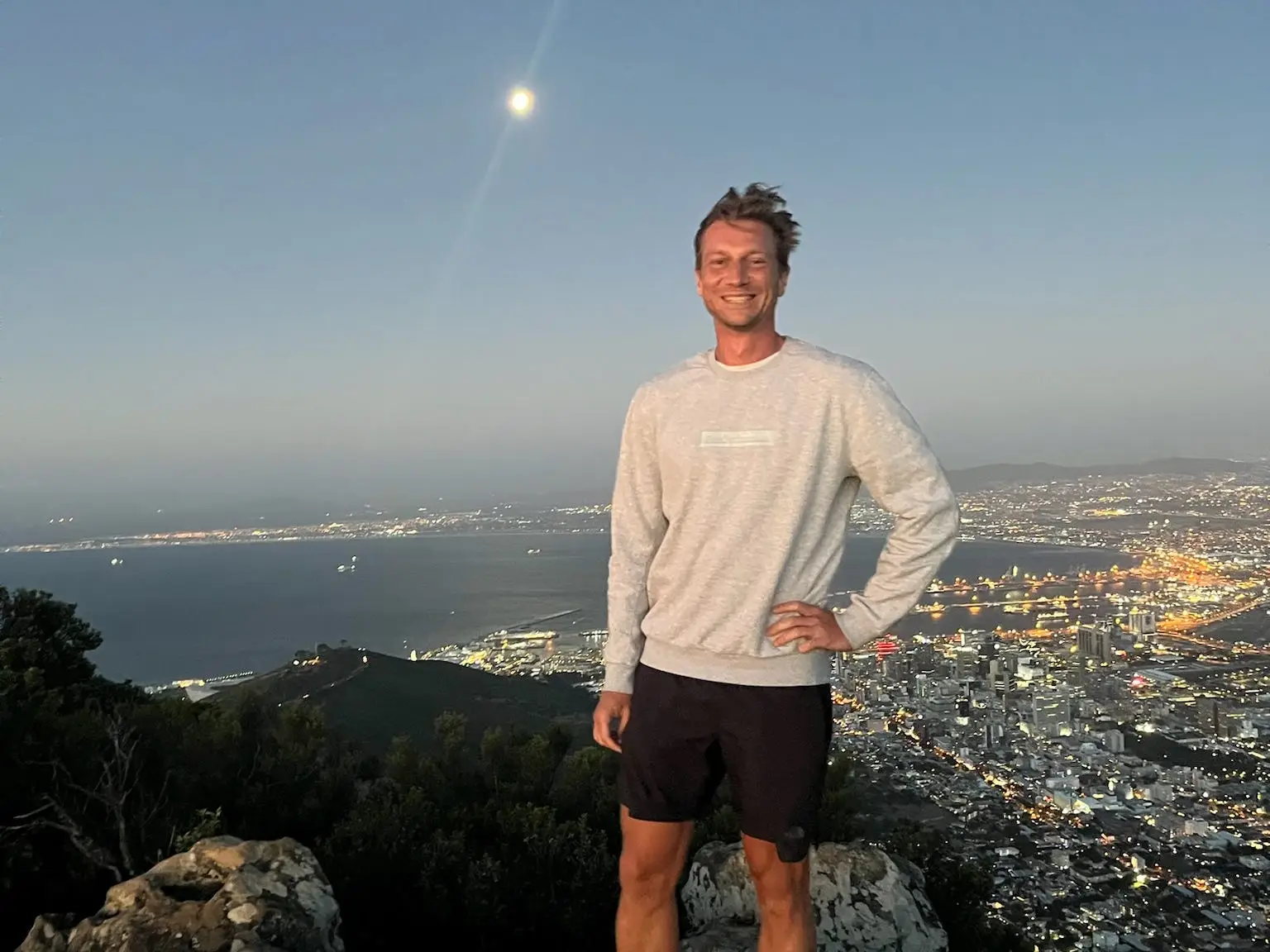 Hidde van Vliet posing in Cape Town, South Africa.