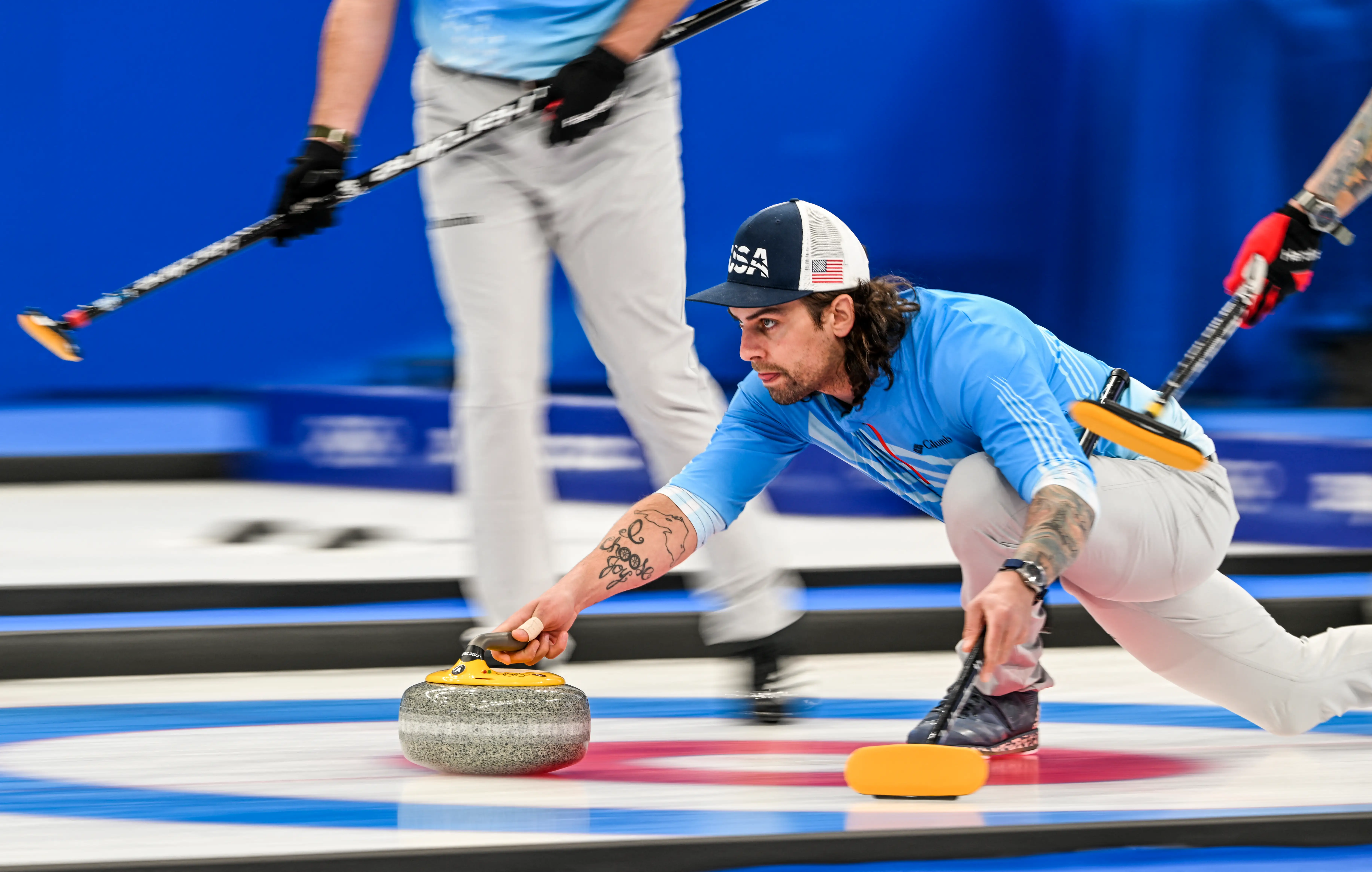 Chris Plys at the 2022 Olympics.