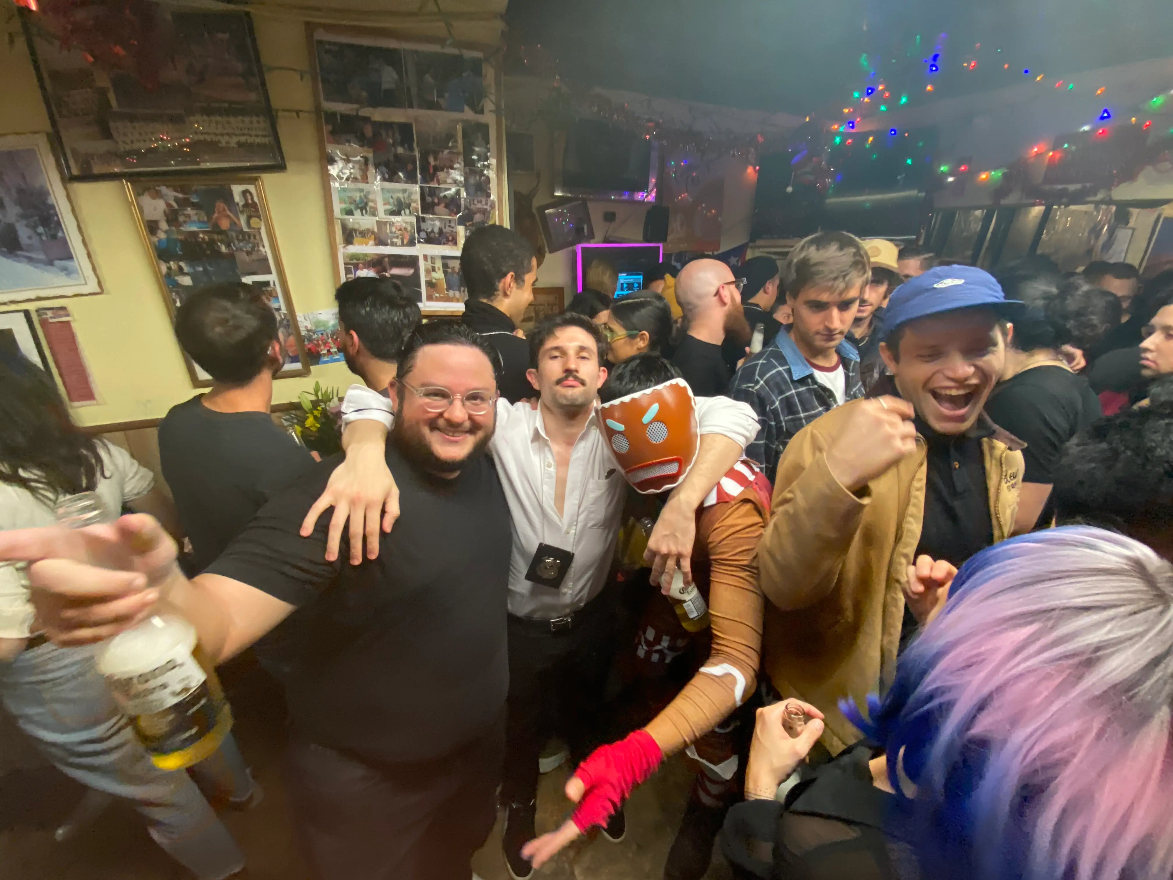 A crowded Halloween night at Toñita's in 2019.