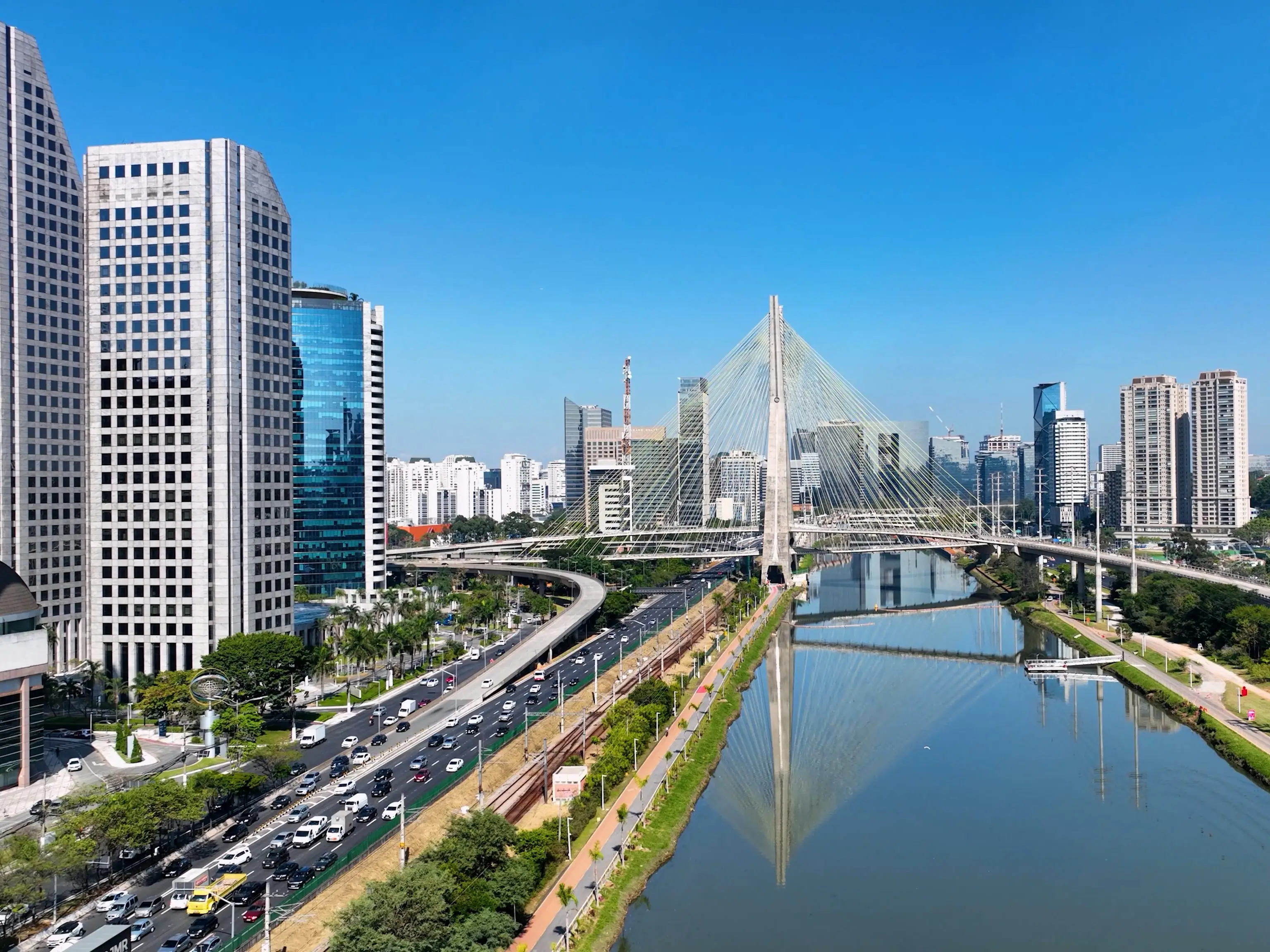 The cityscape of São Paulo.