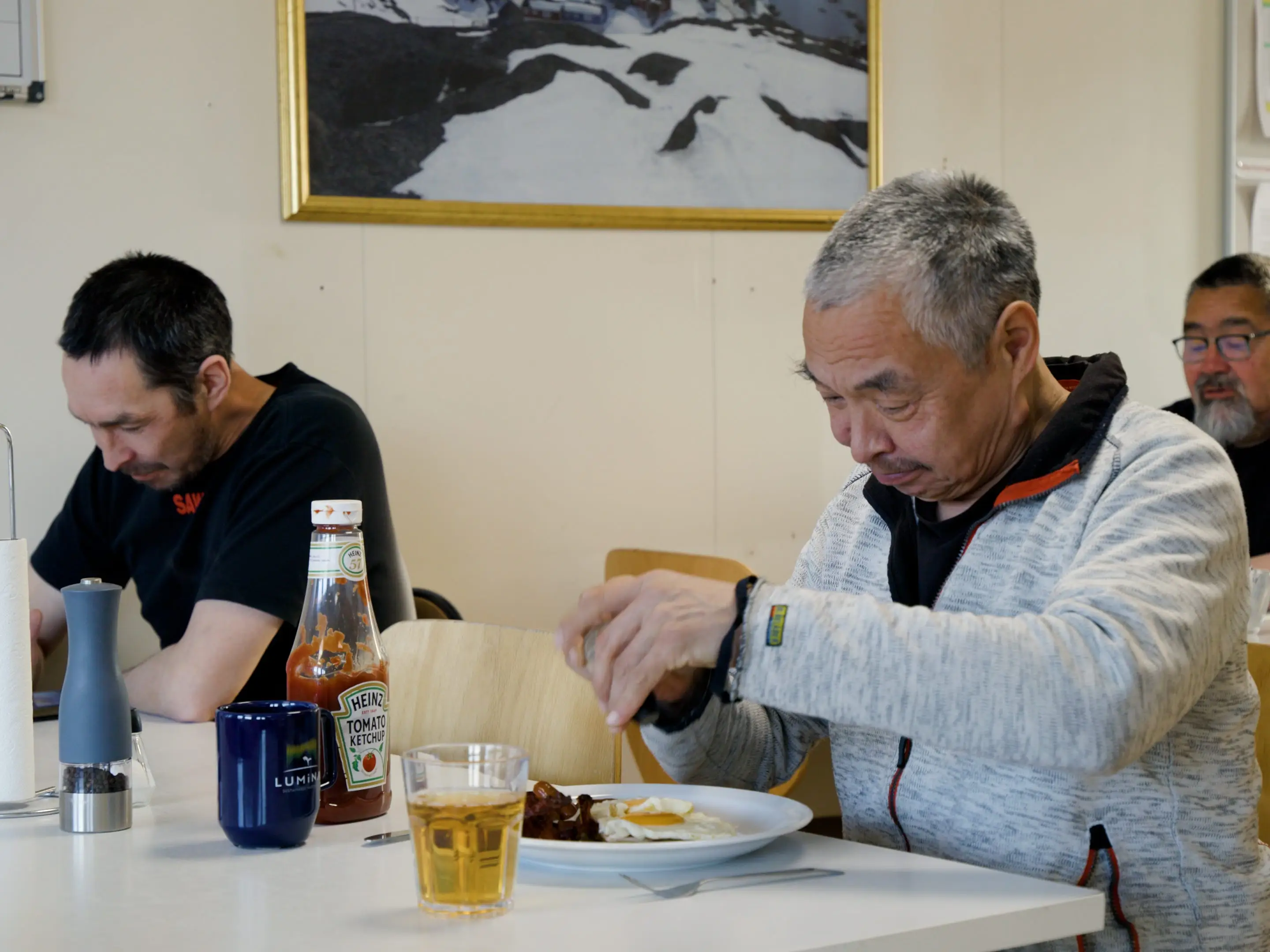 The dining hall at Lumina.