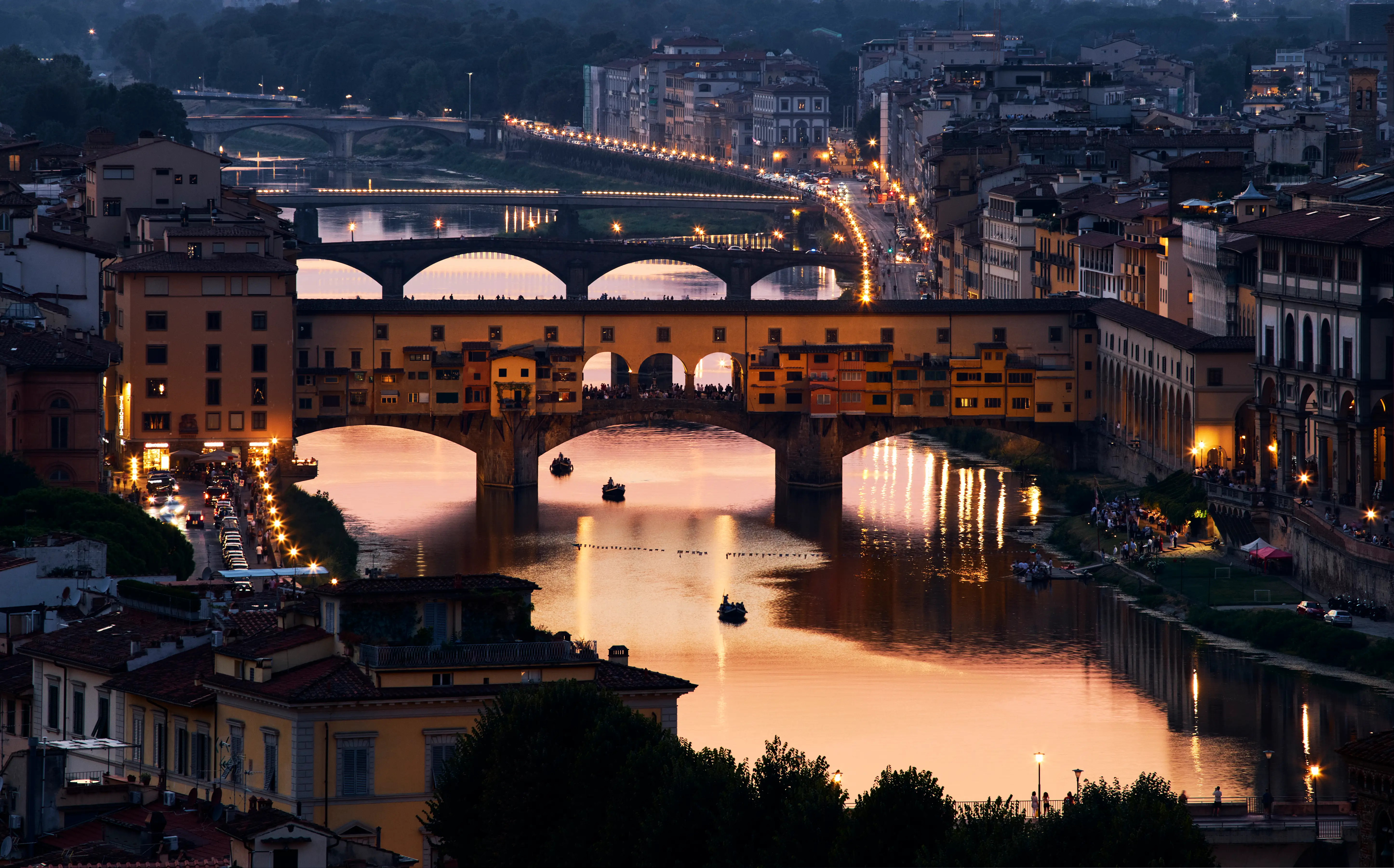 Florence at night