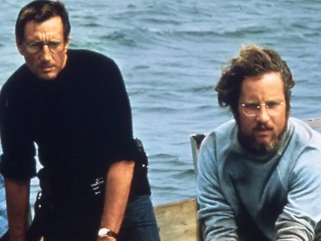 A scene from the movie Jaws