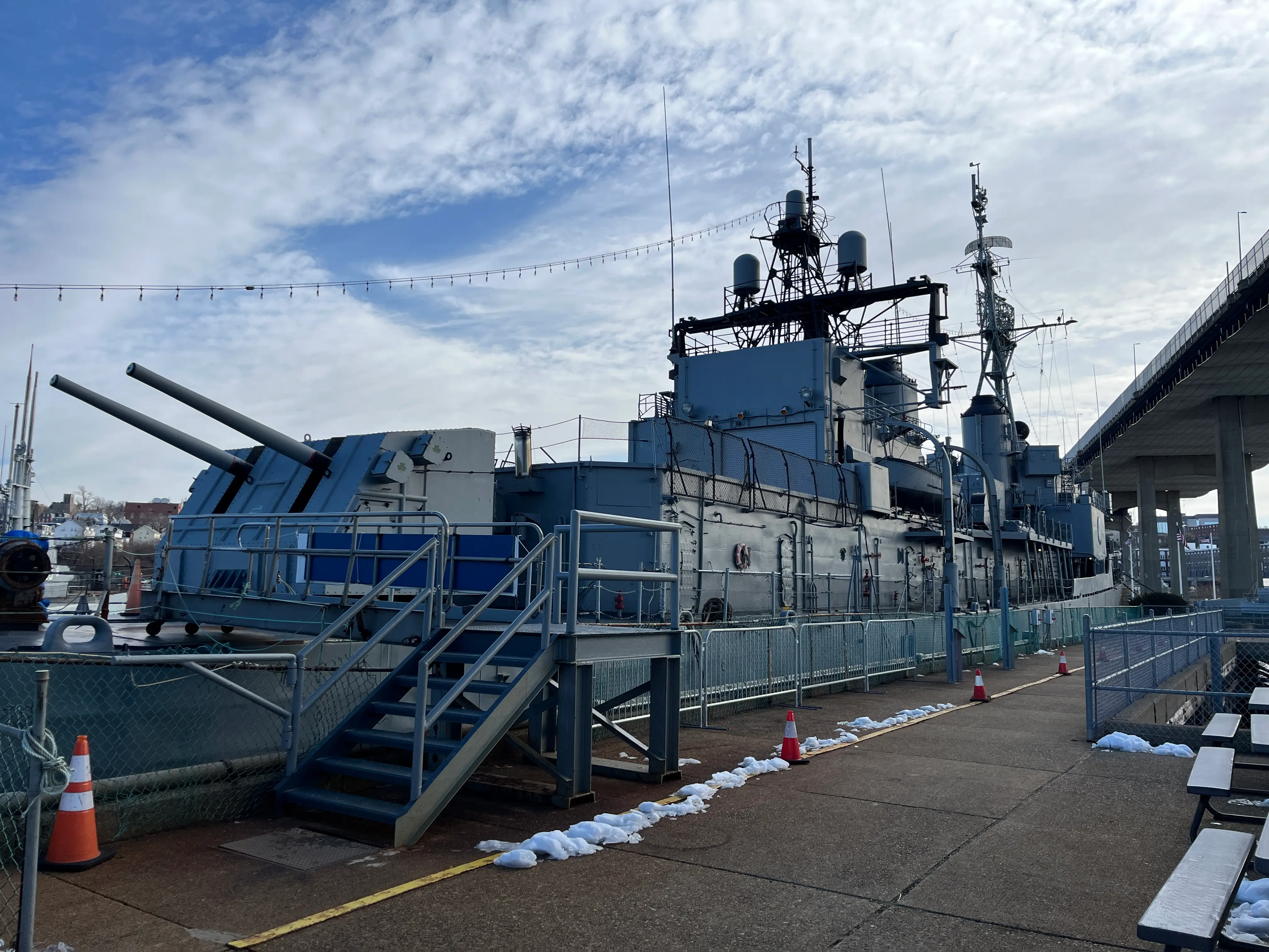 The USS Joseph P. Kennedy.