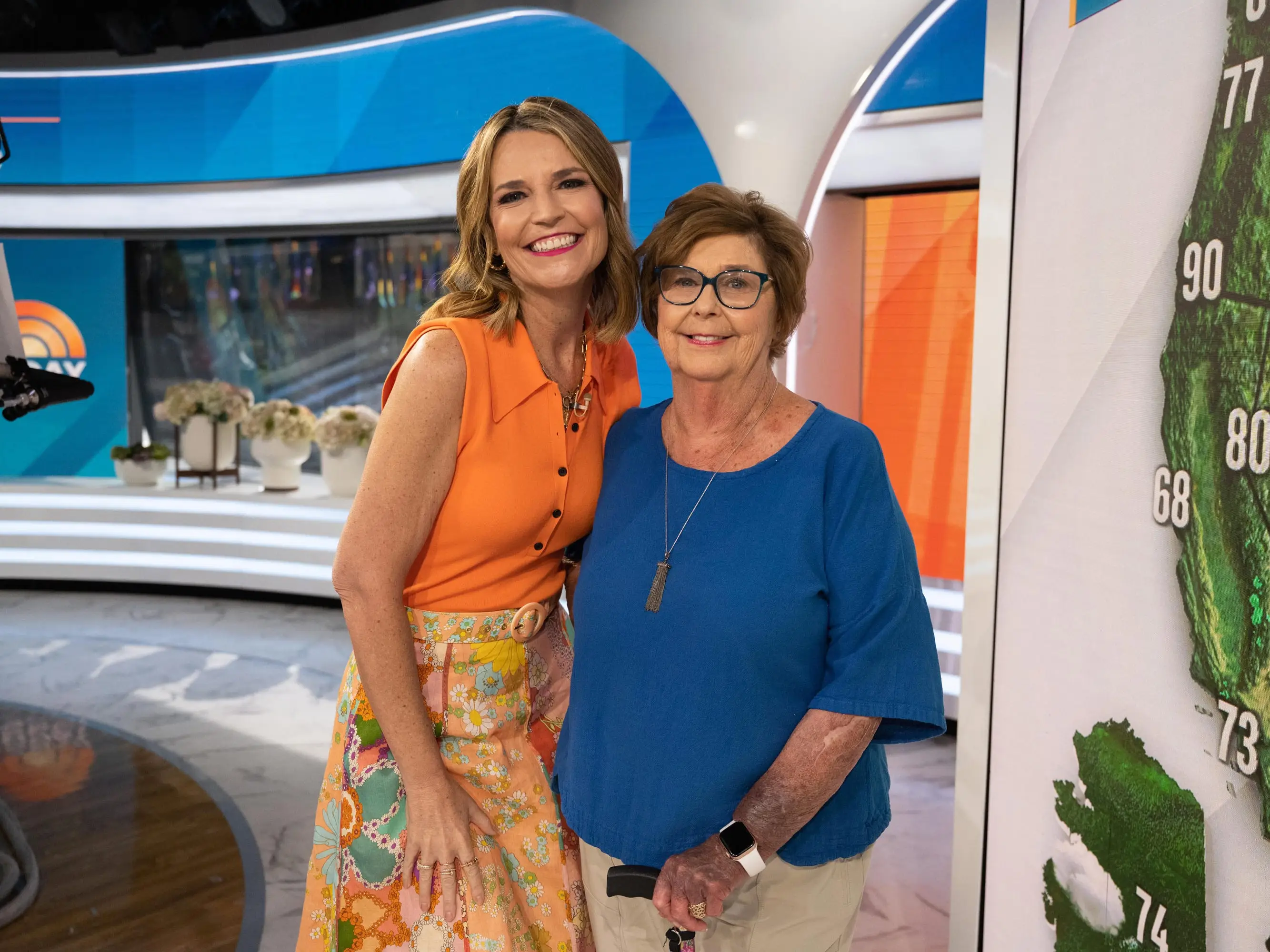 Savannah Guthrie and her mother, Nancy Guthrie.