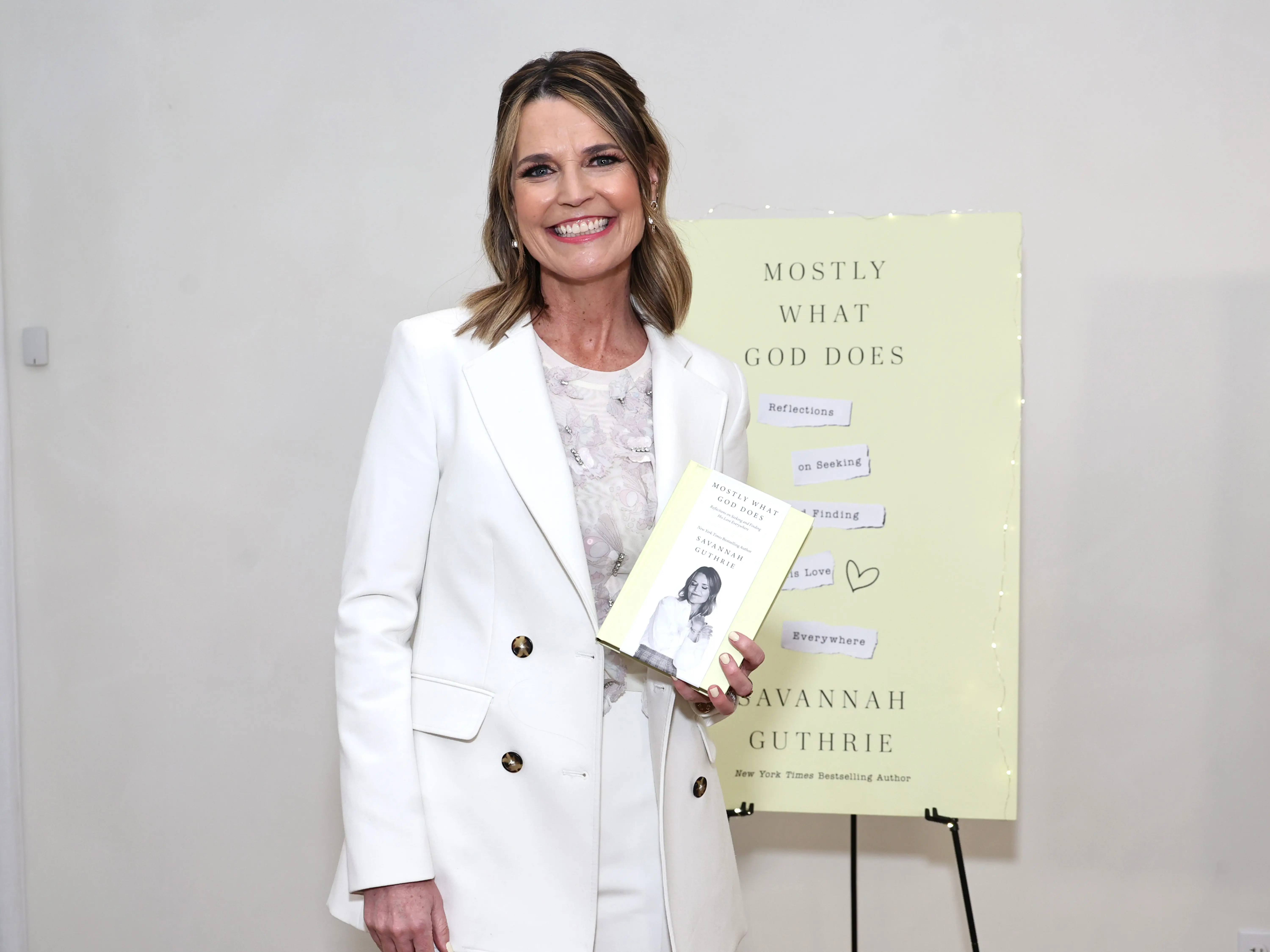 Savannah Guthrie promoting her book 