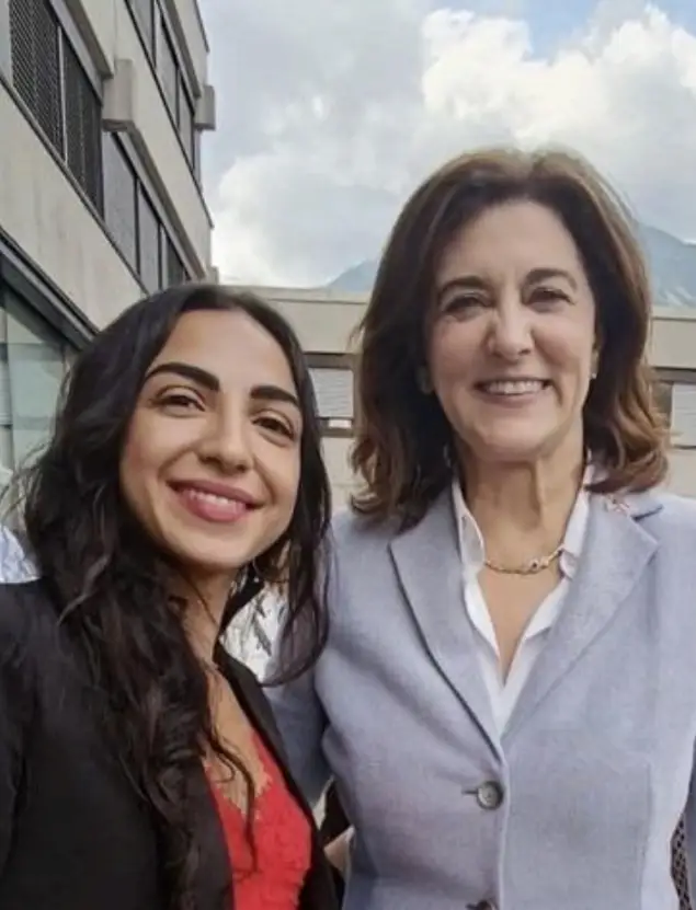 Roxanne Ardekani with Victoria Reggie Kennedy.