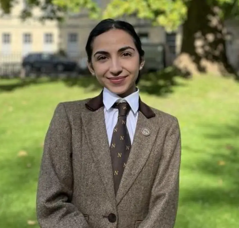 Roxanne Ardekani in Norland uniform.