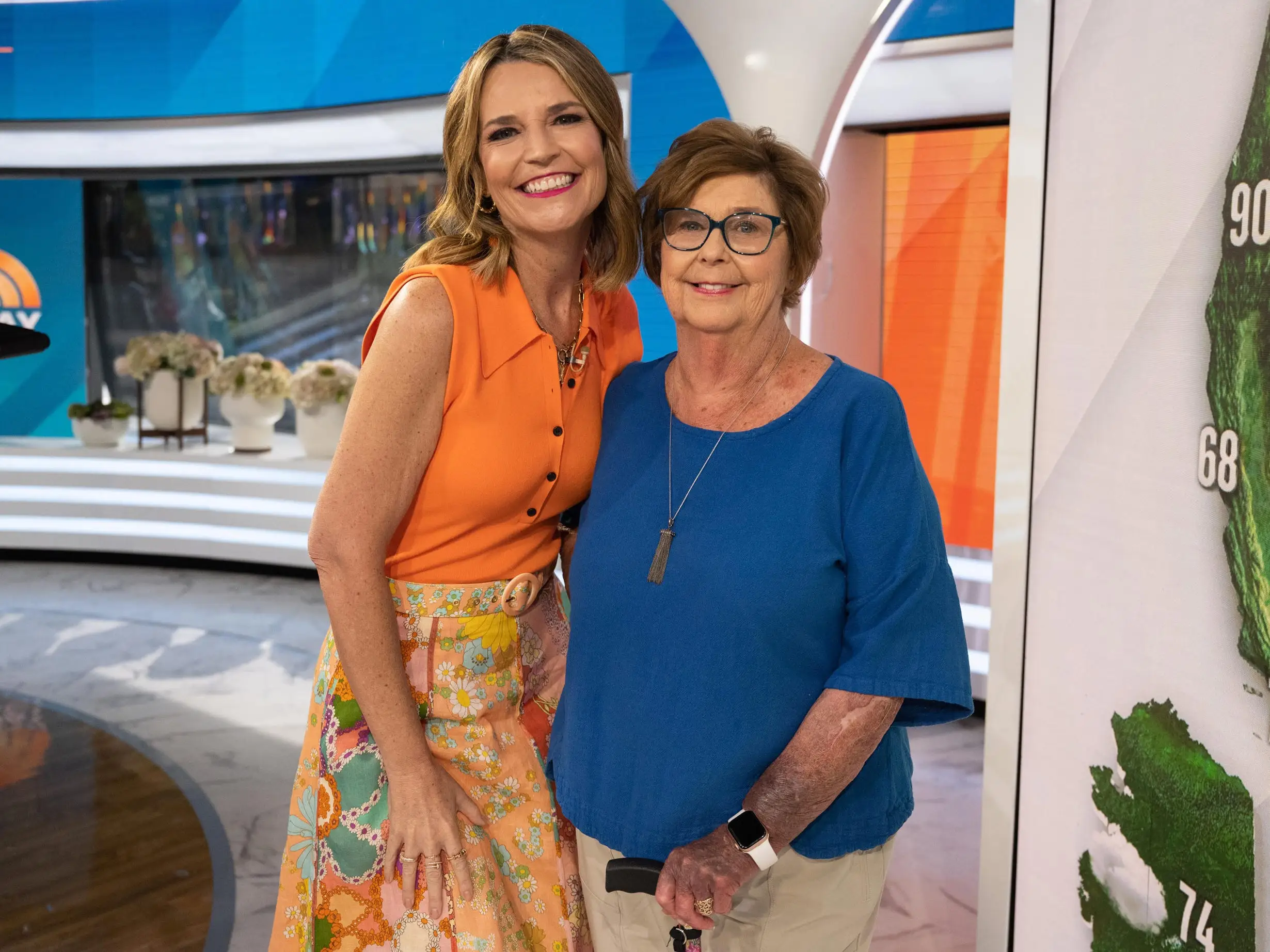 Savannah Guthri with her mom, Nancy Guthrie