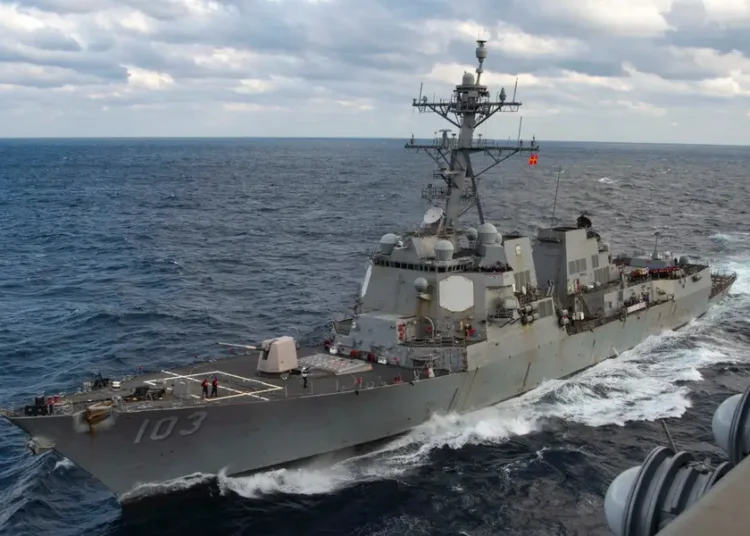 A US Navy destroyer and a support ship collided in the Caribbean during an at-sea resupply gone wrong