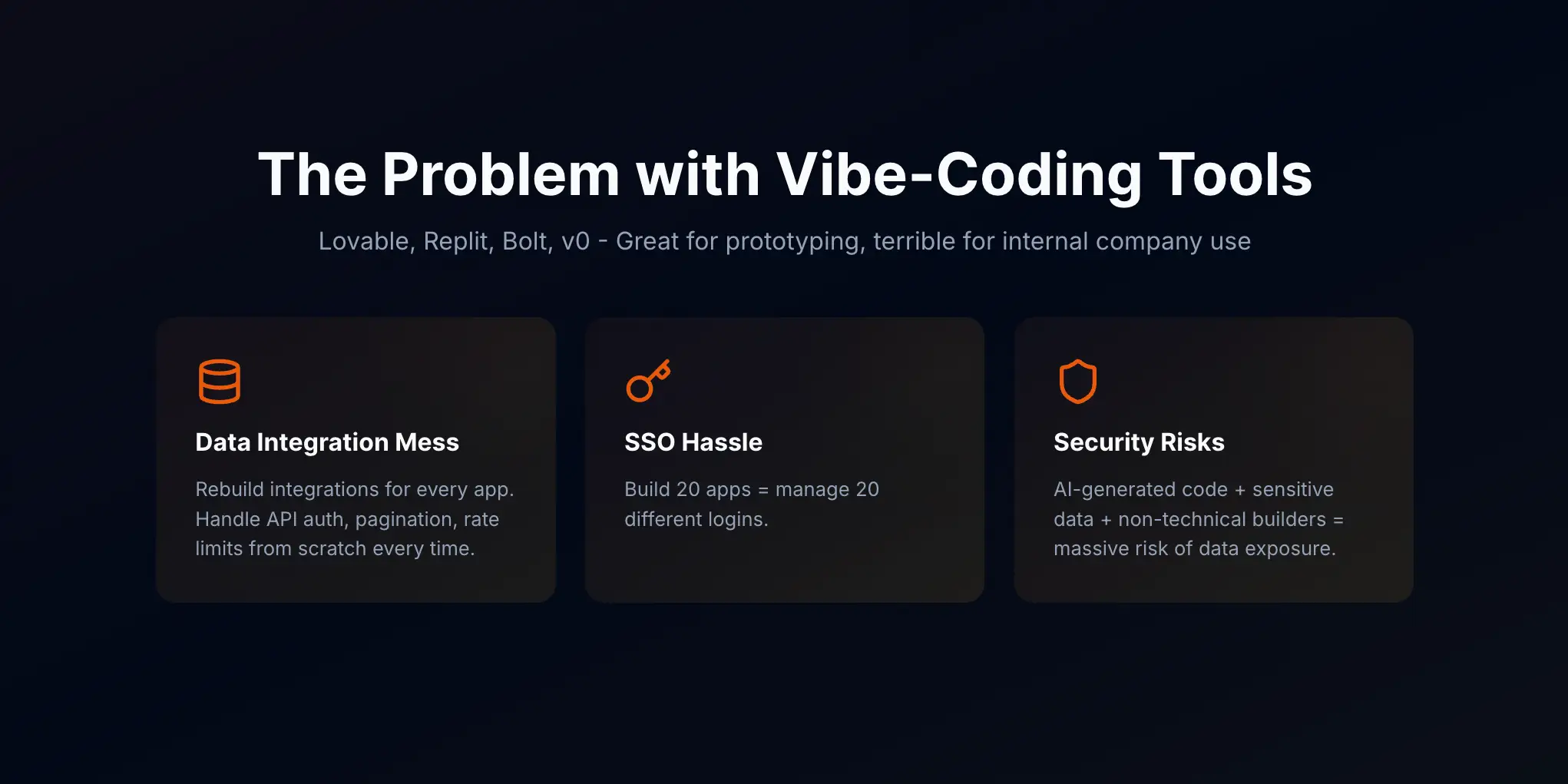 The Problem with Vibe-Coding Tools