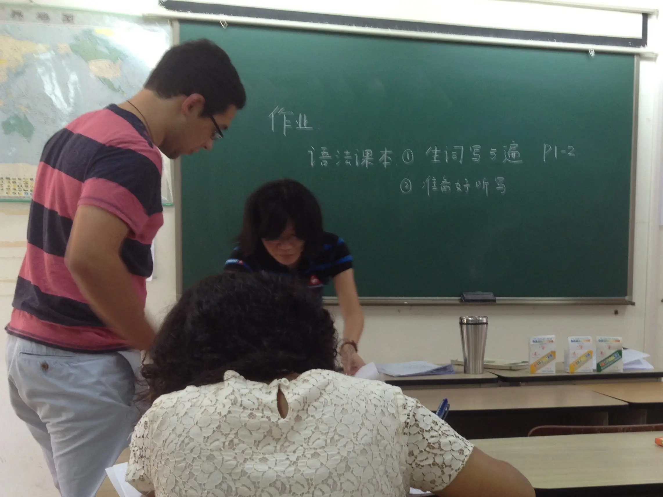 Students in a classroom at Zhejiang University