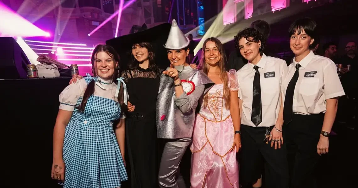 I go clubbing with my 4 daughters in matching outfits. It’s got us through hard times.