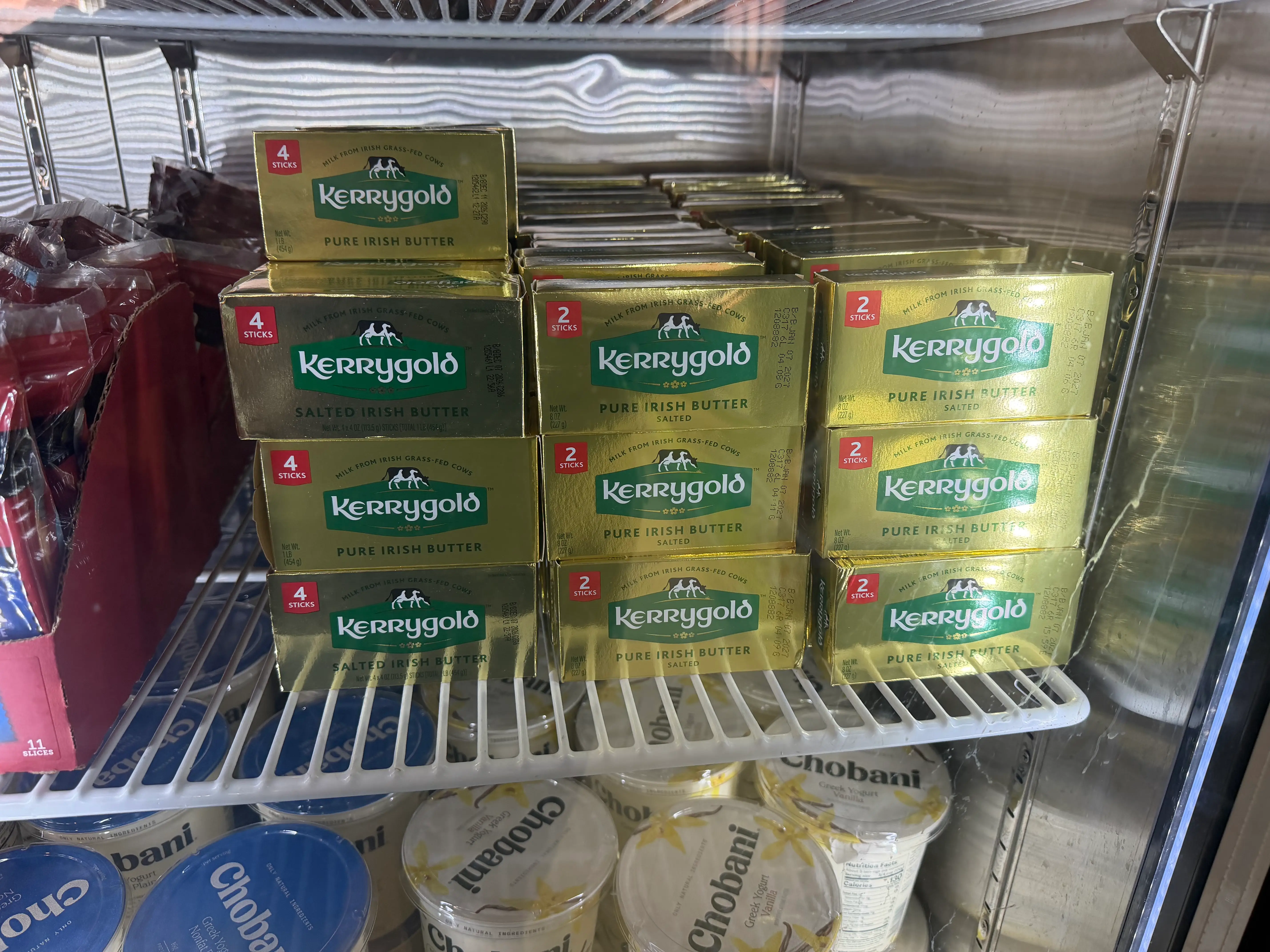 Kerrygold butter is pictured at the Polymarket.