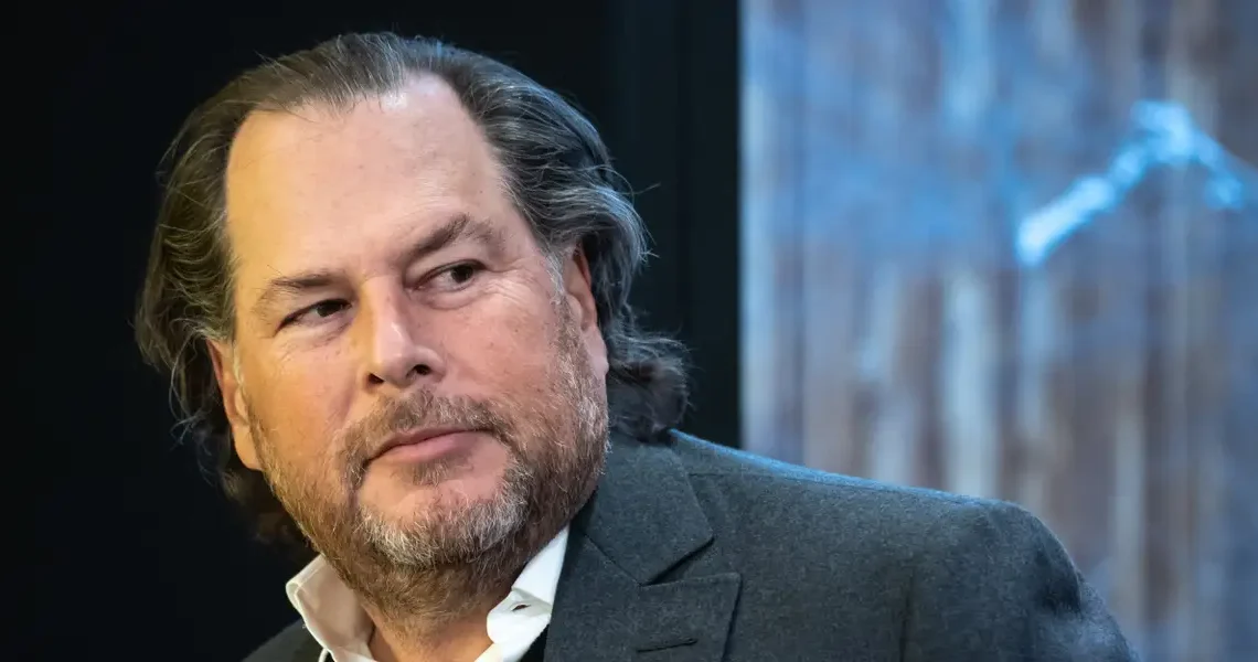 Salesforce CEO Marc Benioff’s ICE joke was delivered at a difficult time for his company