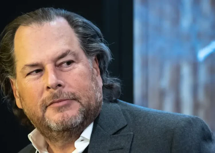 Salesforce CEO Marc Benioff’s ICE joke was delivered at a difficult time for his company