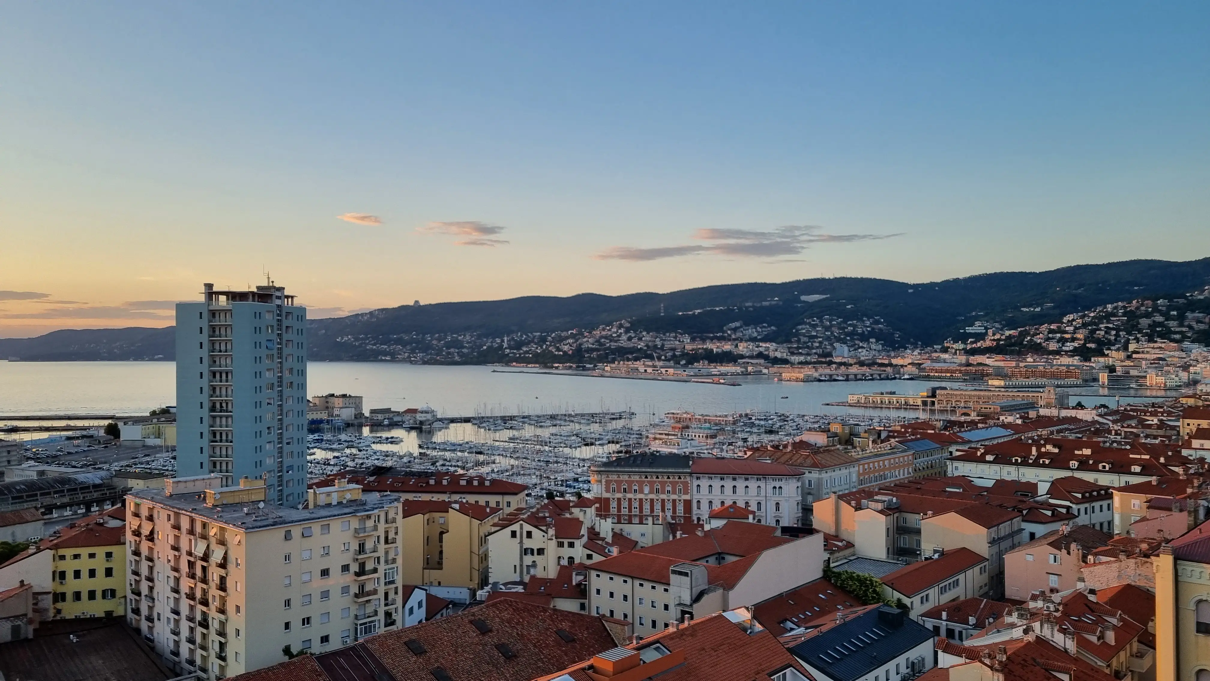 A city view of Trieste.