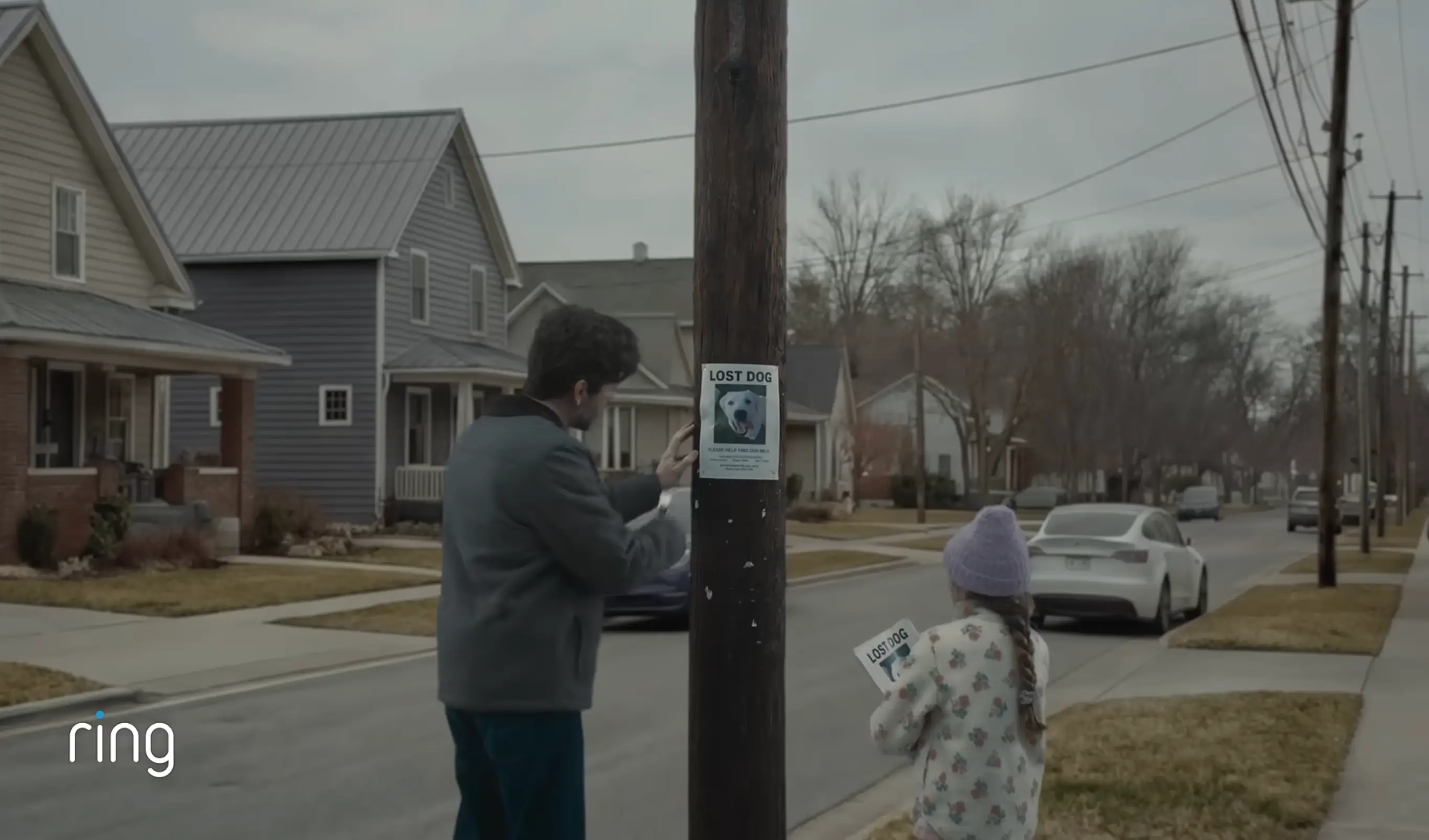 Ring's Super Bowl ad is pictured.