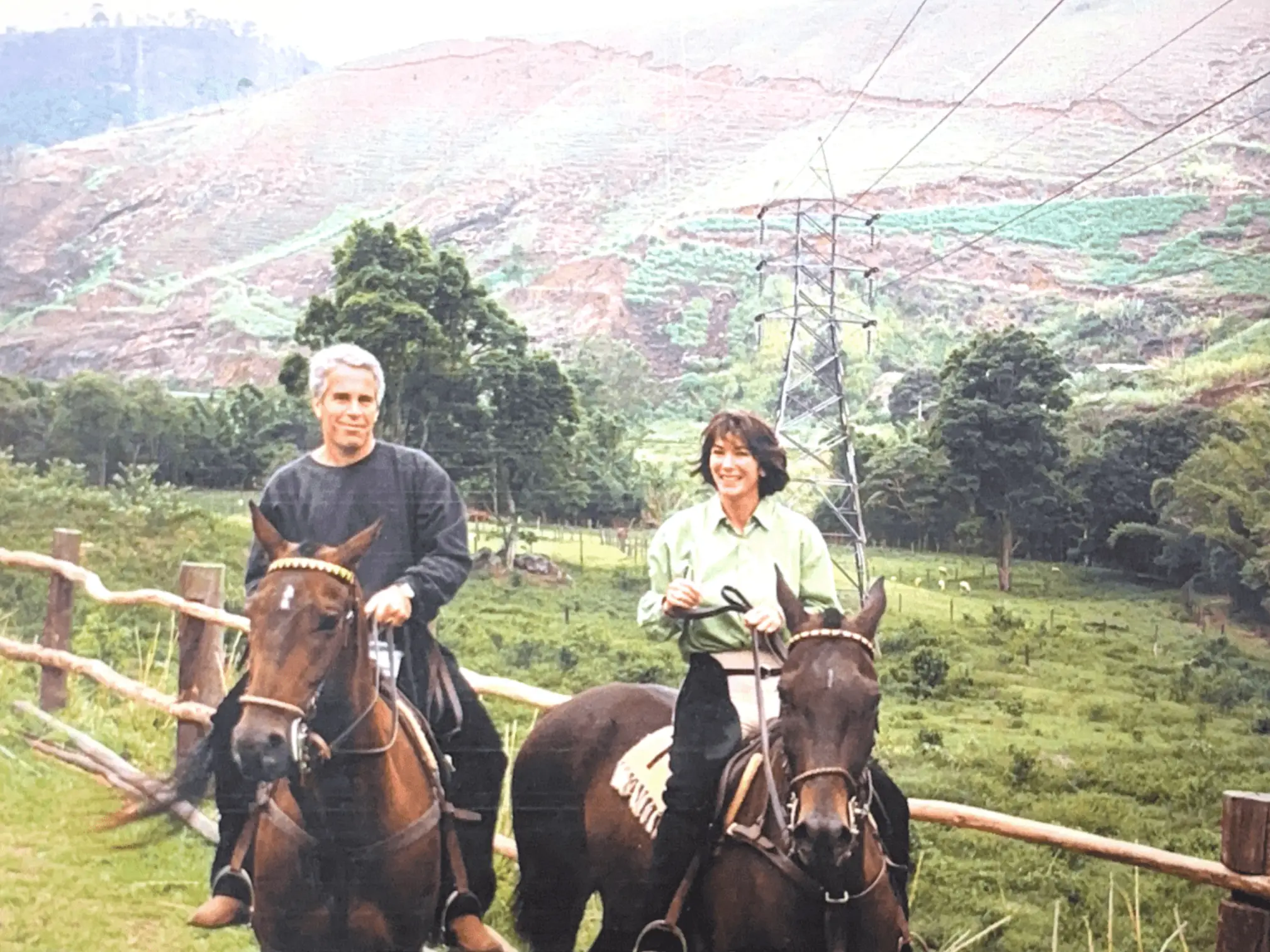 Jeffrey Epstein Ghislaine Maxwell horses