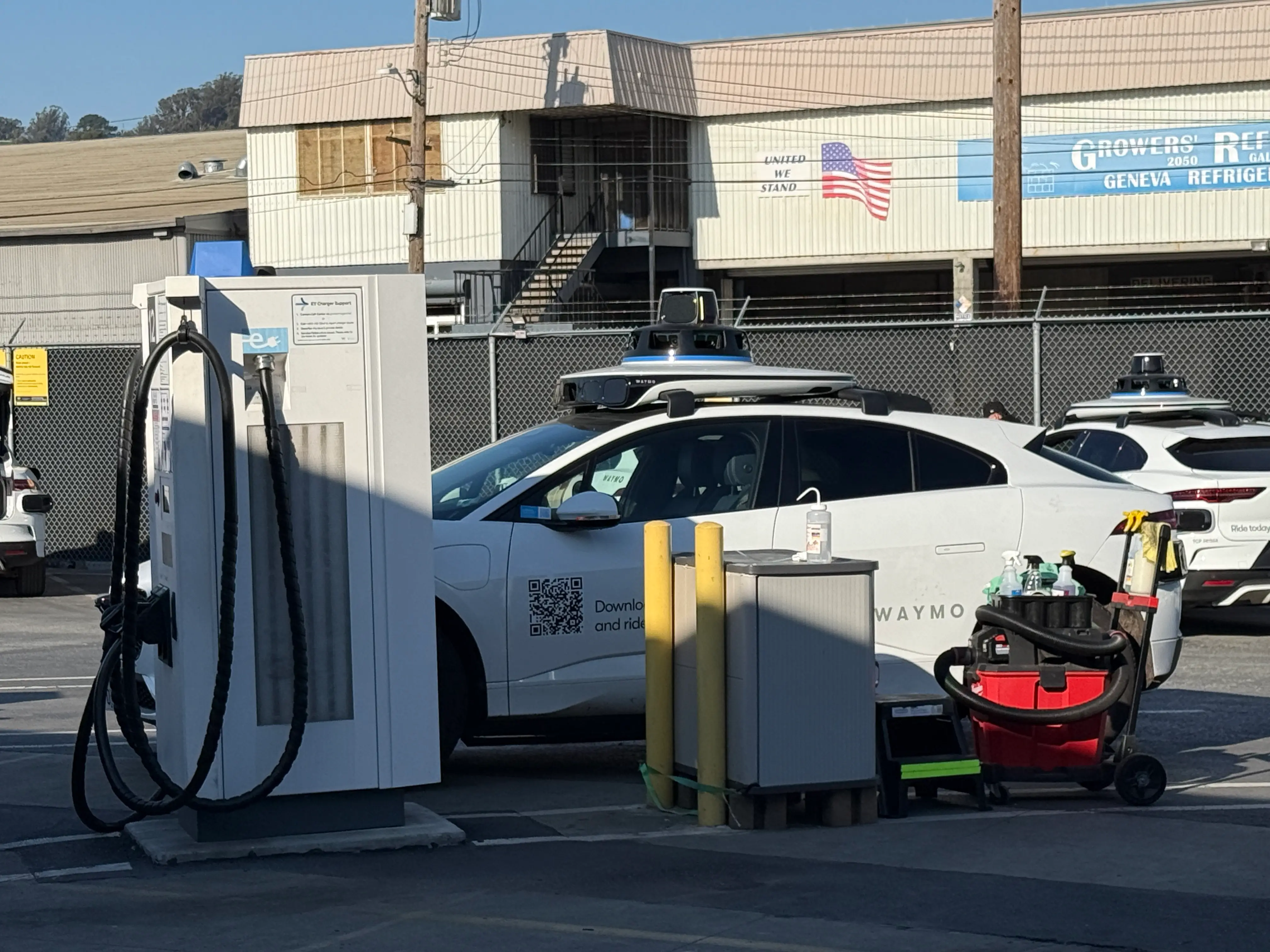 Waymo and cleaning supplies