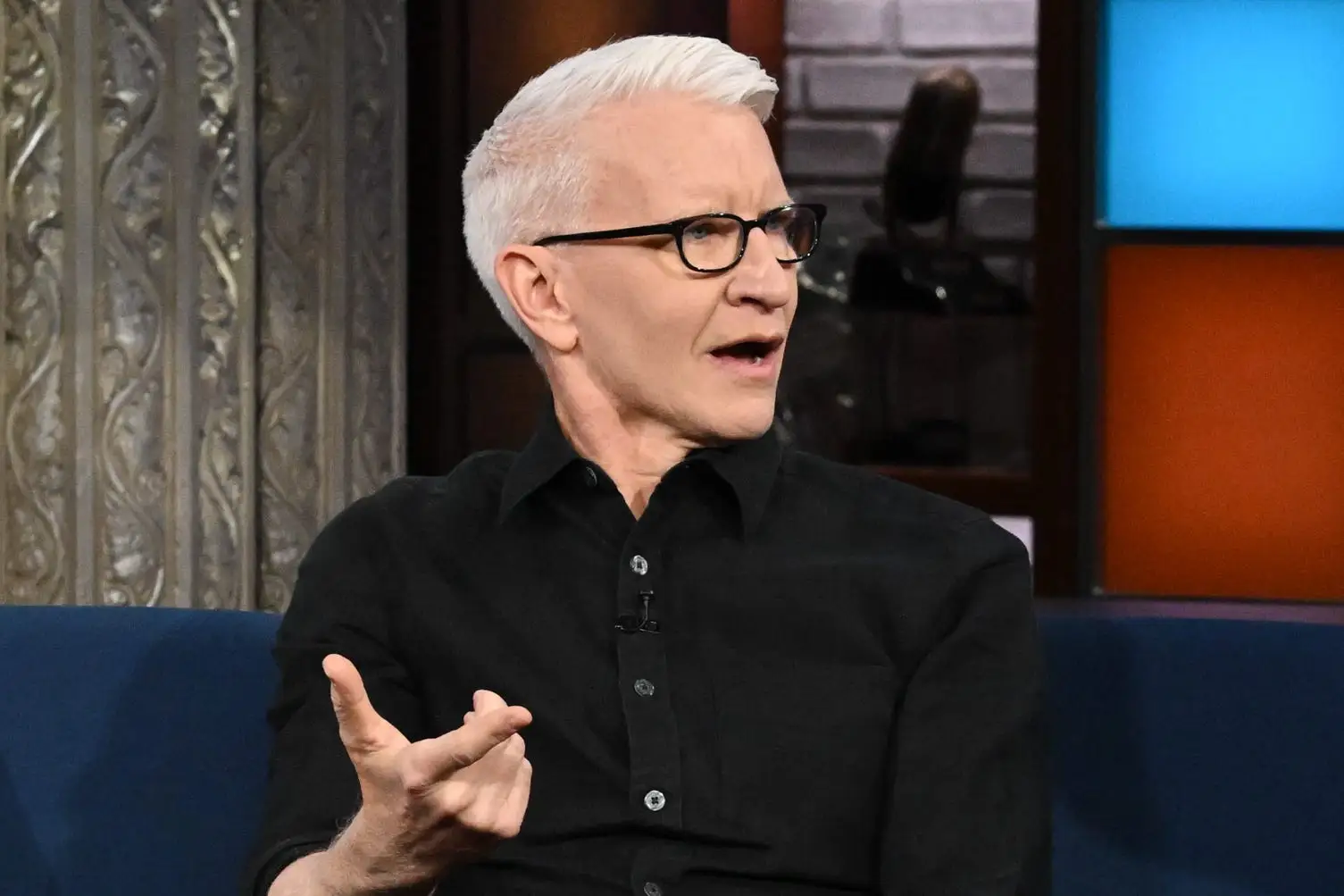 Anderson Cooper on the Late Show
