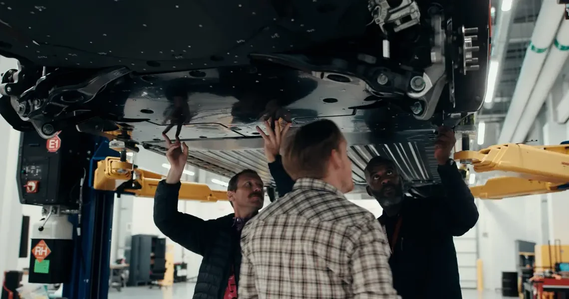 How Ford is using a technique pioneered by Tesla to build its $30,000 electric truck