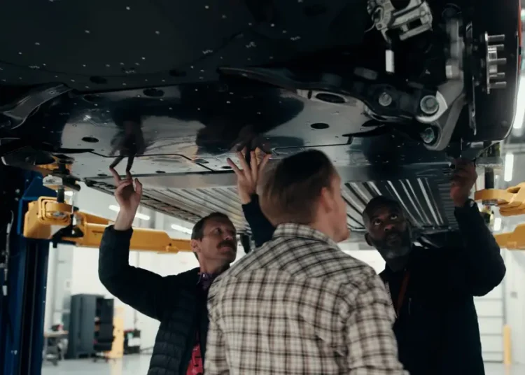 How Ford is using a technique pioneered by Tesla to build its $30,000 electric truck