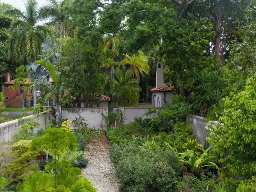 Courtyards at the Vizcaya Village in Miami's Vizcaya Museum and Gardens