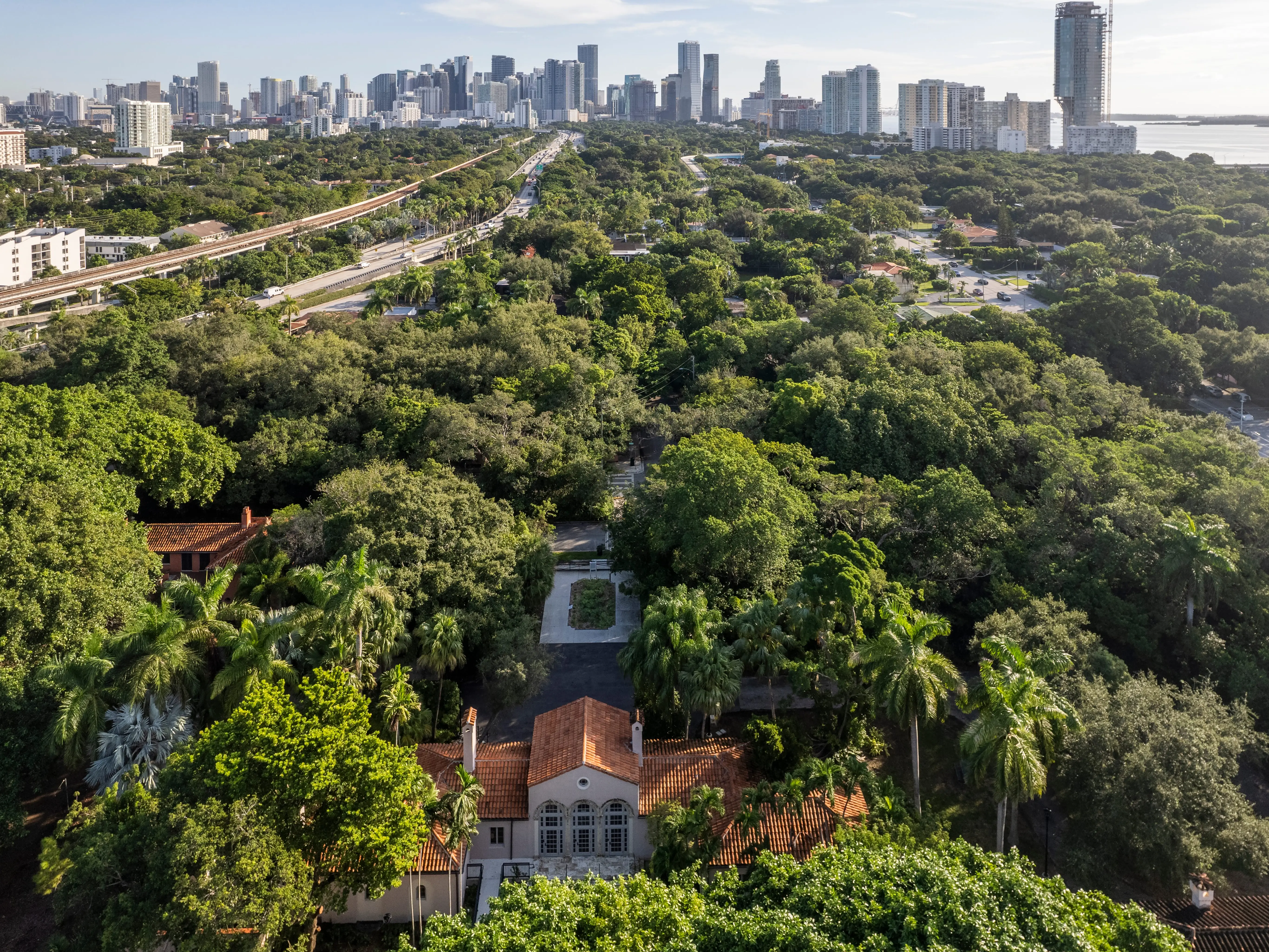 Aerial view of the Vizcaya Village in Miami
