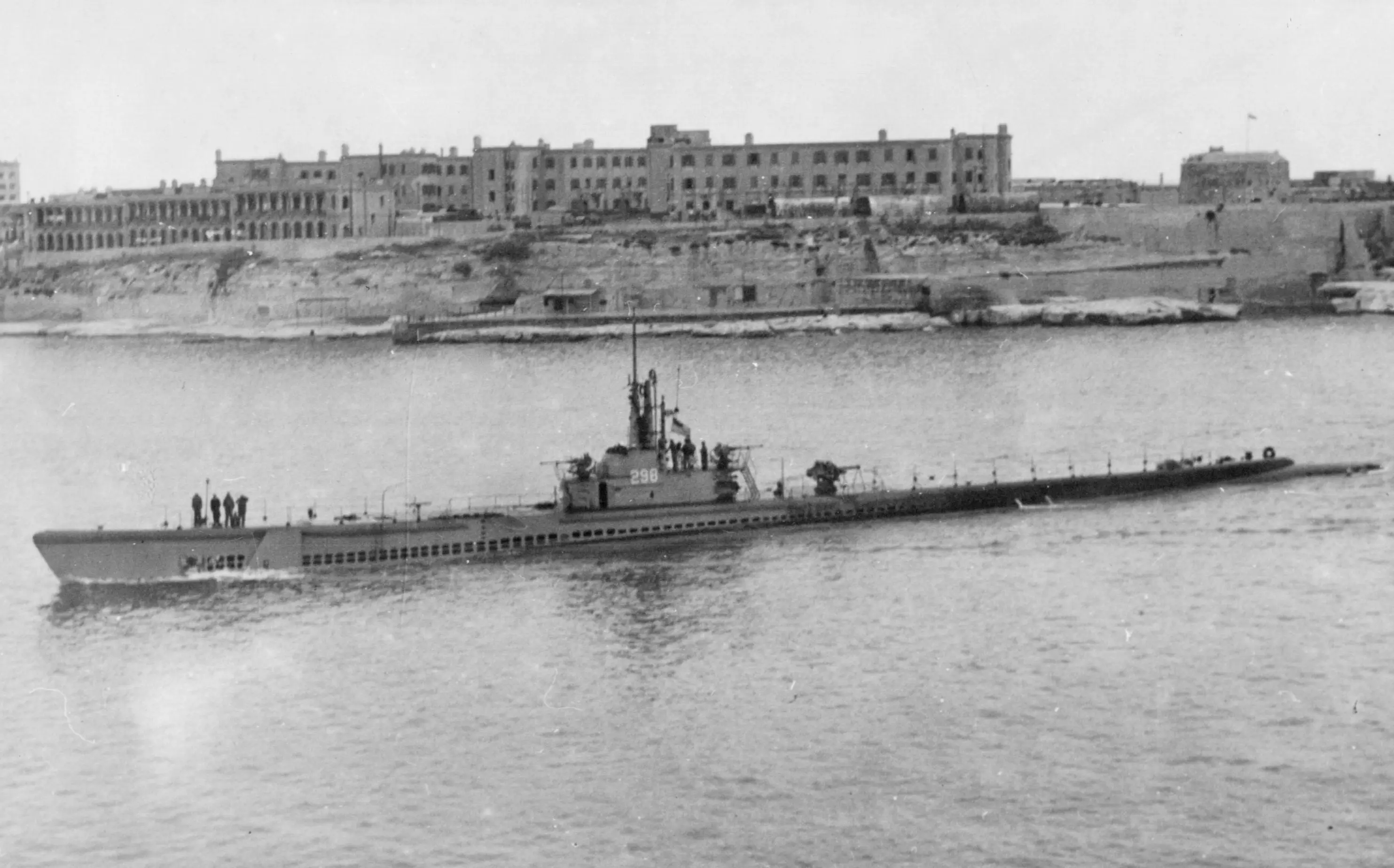 The USS Lionfish at sea in an undated photo.