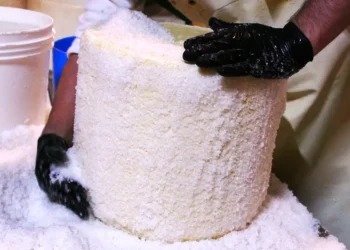 How real Pecorino Romano cheese Is made In Lazio, Italy