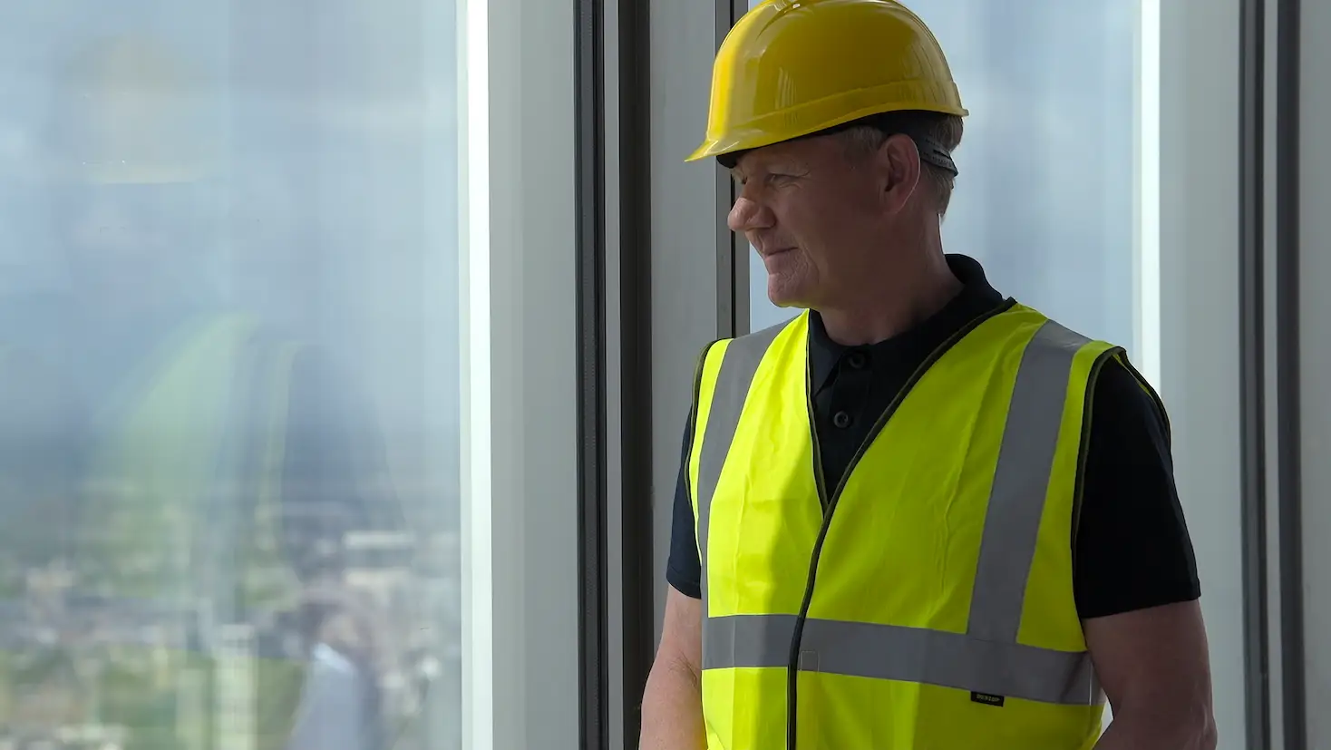 Gordon Ramsay at his 22 Bishopsgate project in 