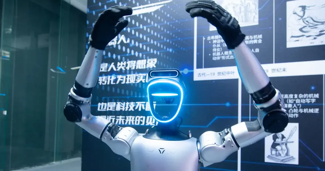 Drunken boxing and backflips: China put on a robot kung fu display that shows how fast its robotics industry is growing