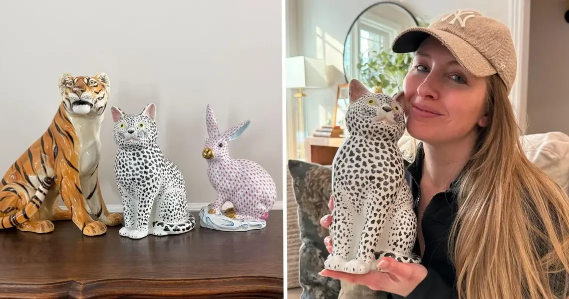 A woman spent $25 on a quirky cat statue at an estate sale. It turned out to be an Italian art piece worth $3,000.