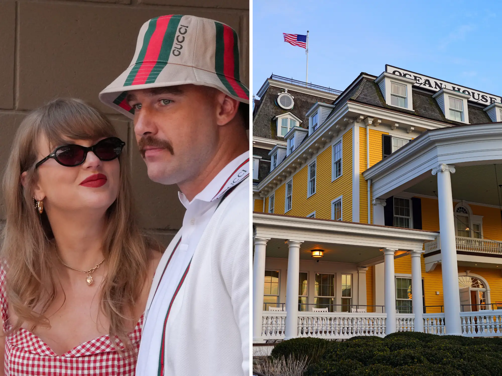 taylor swift and travis kelce and ocean house rhode island