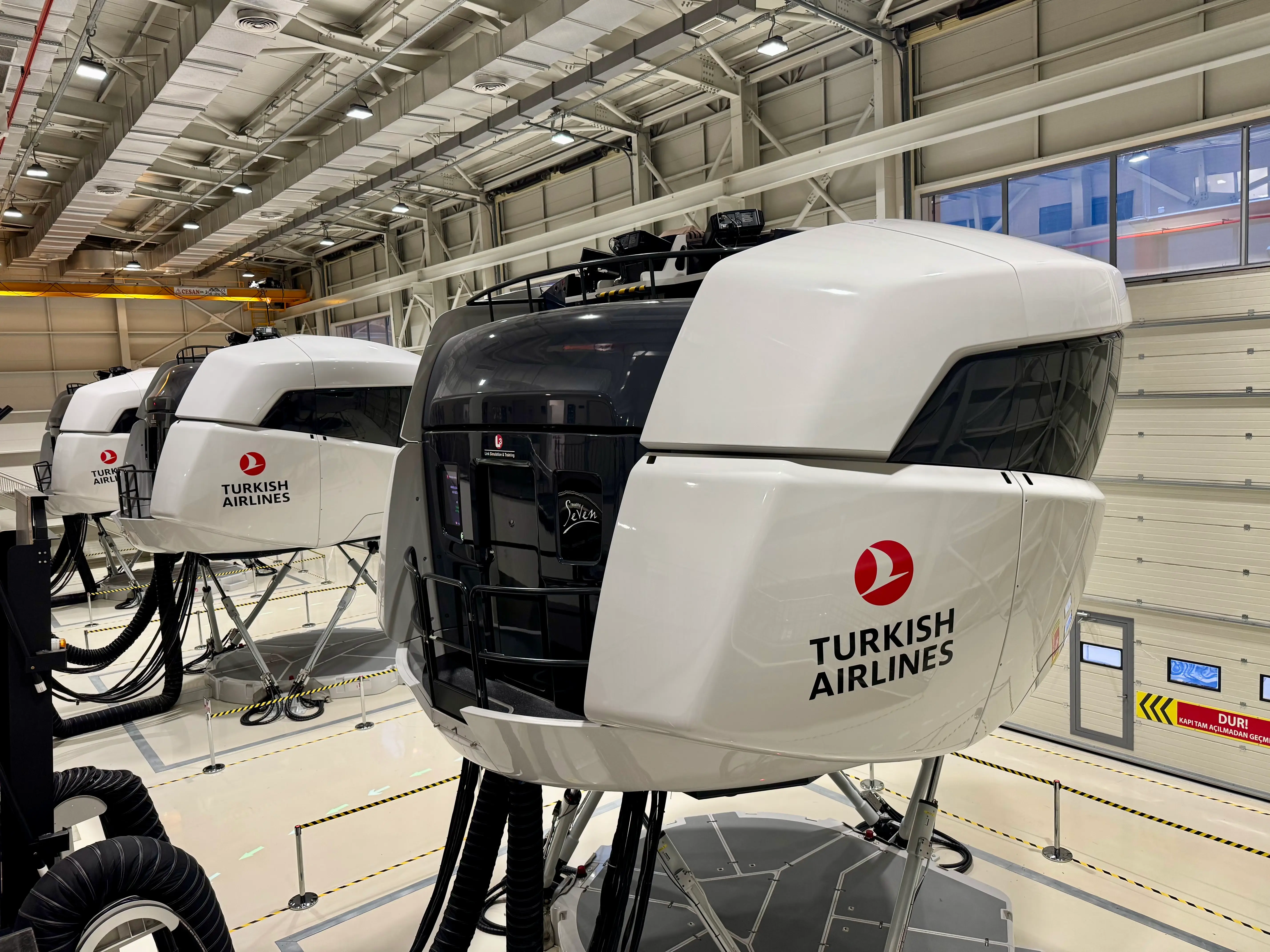 The Turkish fligh tsimulator.