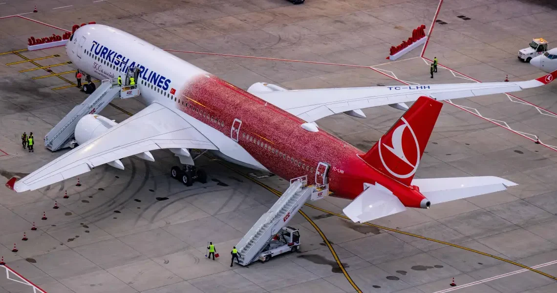 How airlines turn their planes into flying billboards: from painted Pokémon to a mural of 100,000 faces