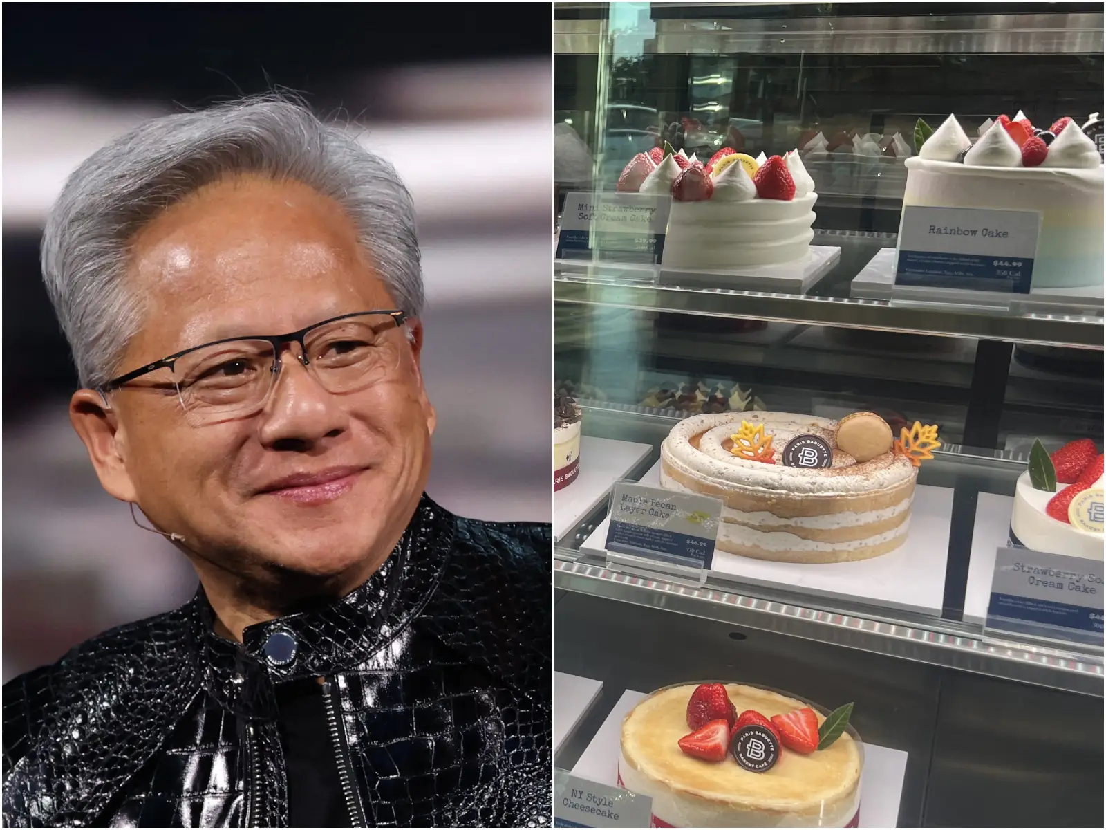 Jensen Huang's birthday cake