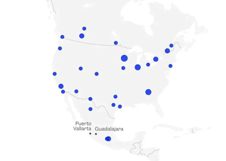 MAPPED: Mexico cartel violence forced dozens of flights to divert, including a pair of private jets