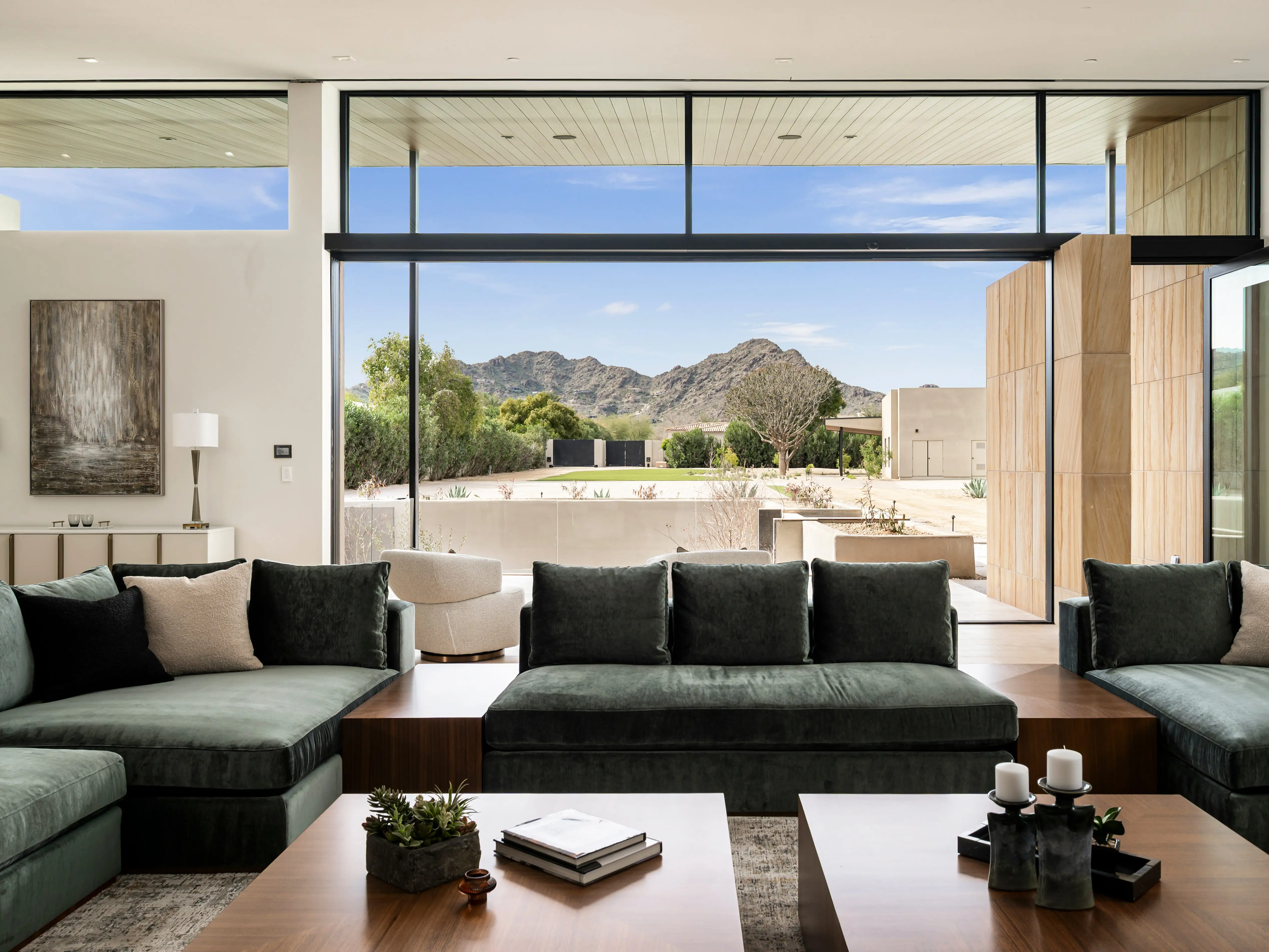 One of the house's sitting rooms.