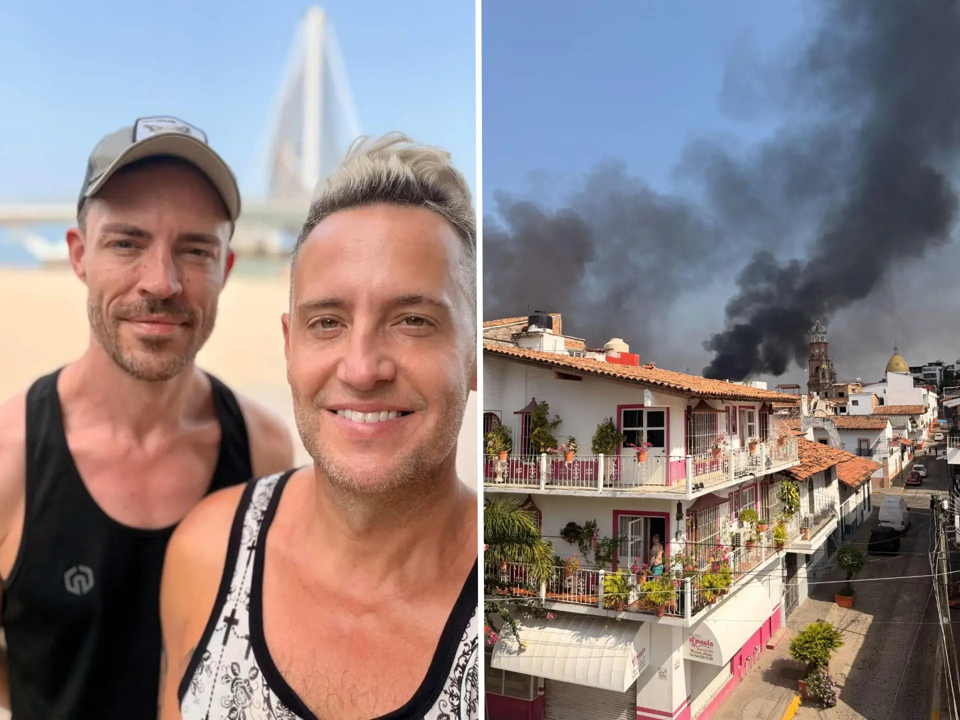 Puerto Vallarta with smoke