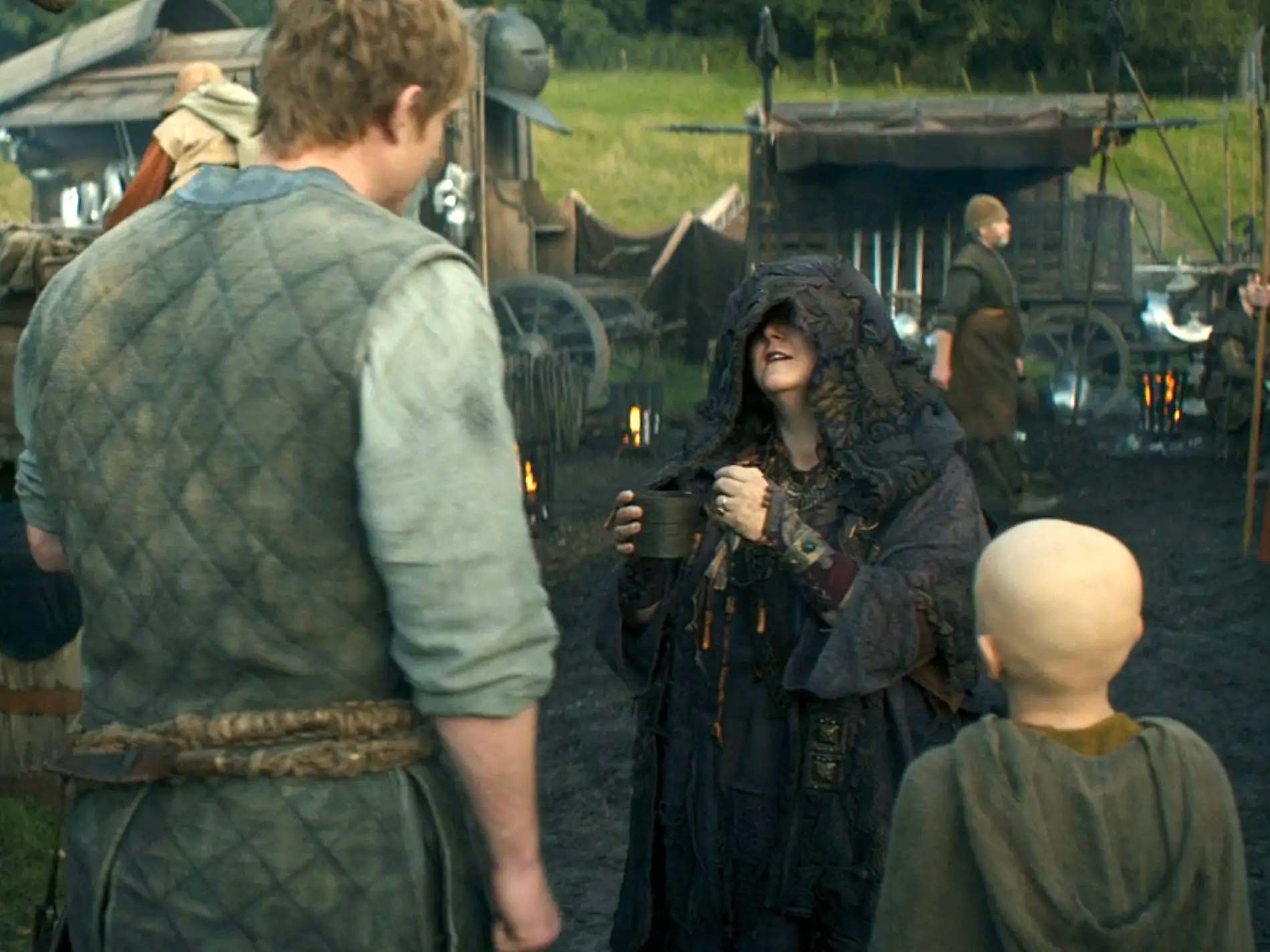 Dunk and Egg meet a fortune teller in episode three, 