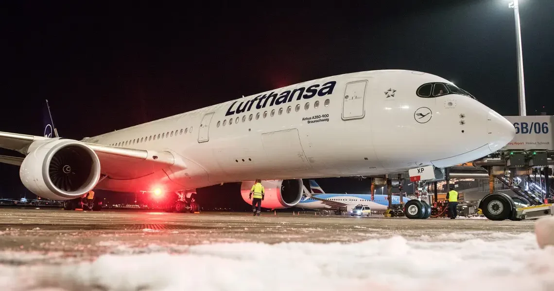 600 airline passengers faced the weirdest sleepover ever, when heavy snow left them stuck on stationary planes overnight