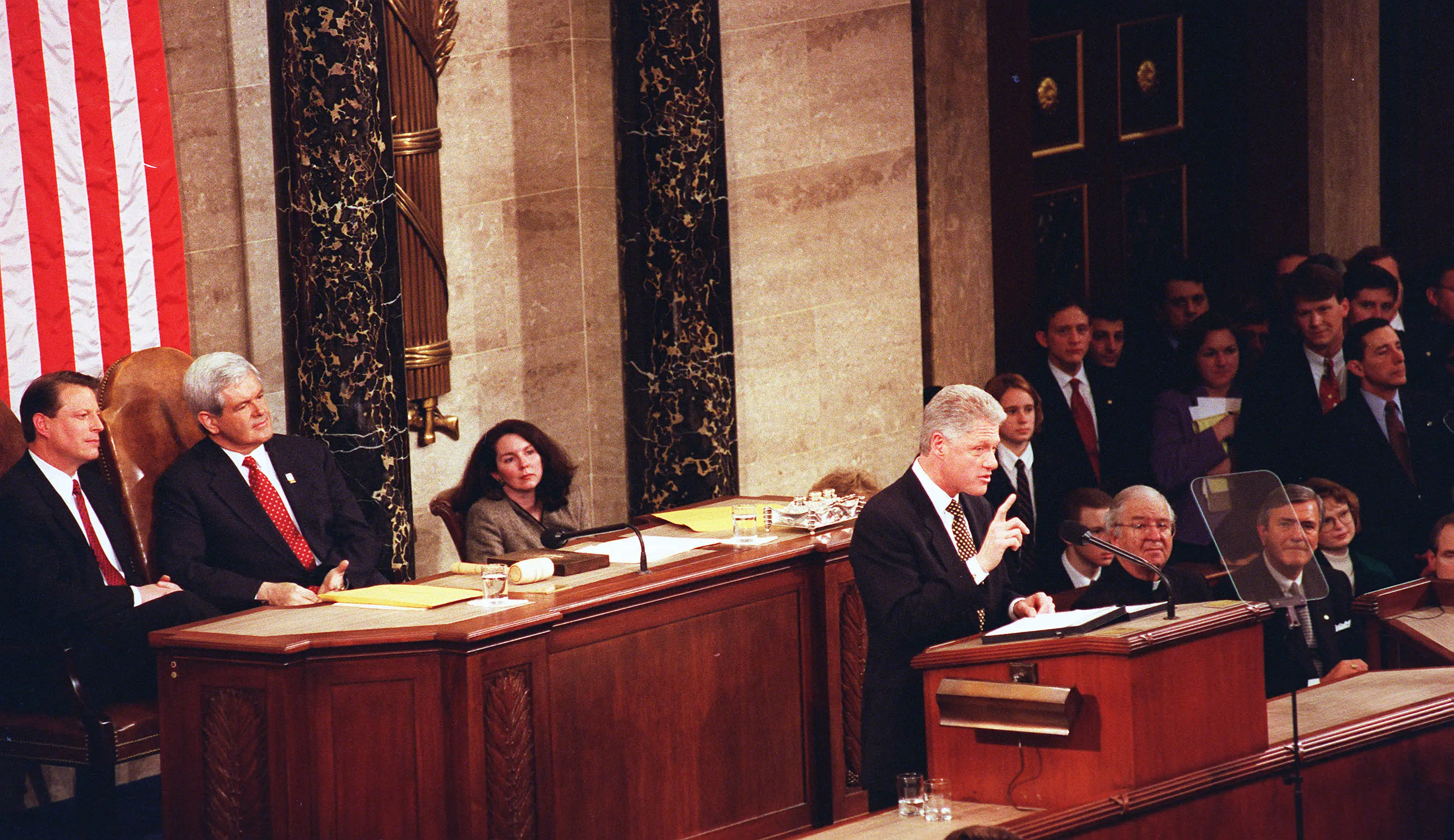 President Bill Clinton's 1998 State of the Union address.