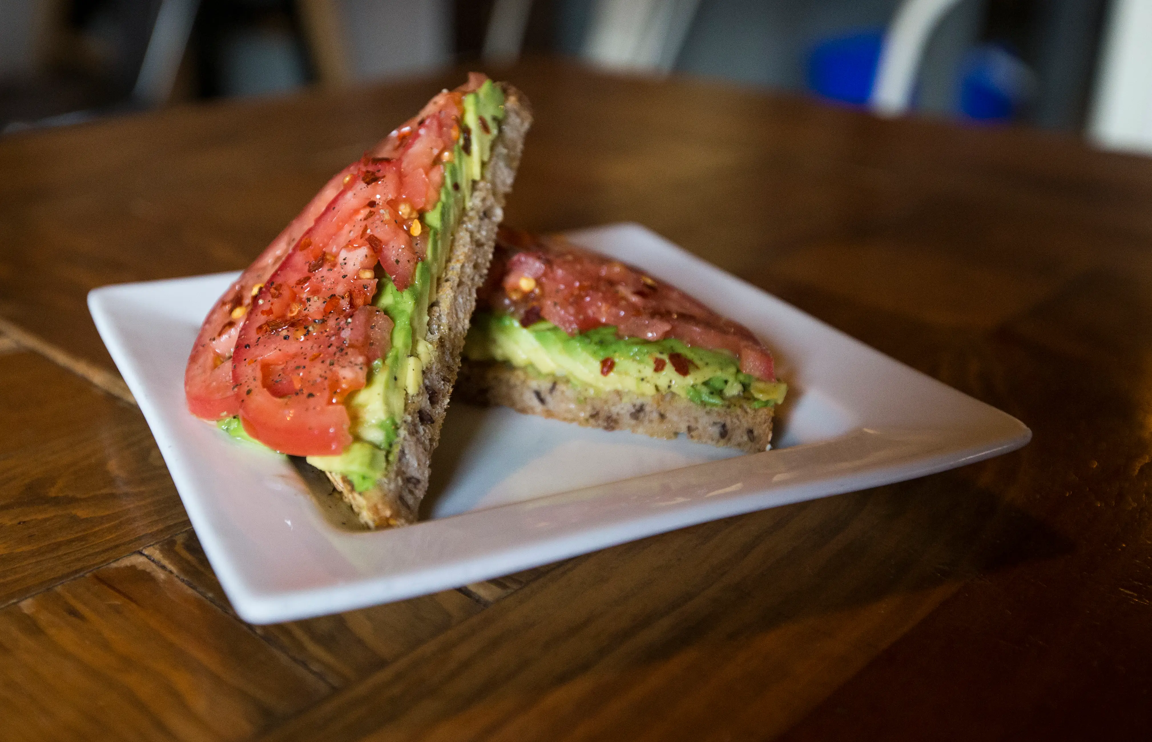 avocado toast on a plate
