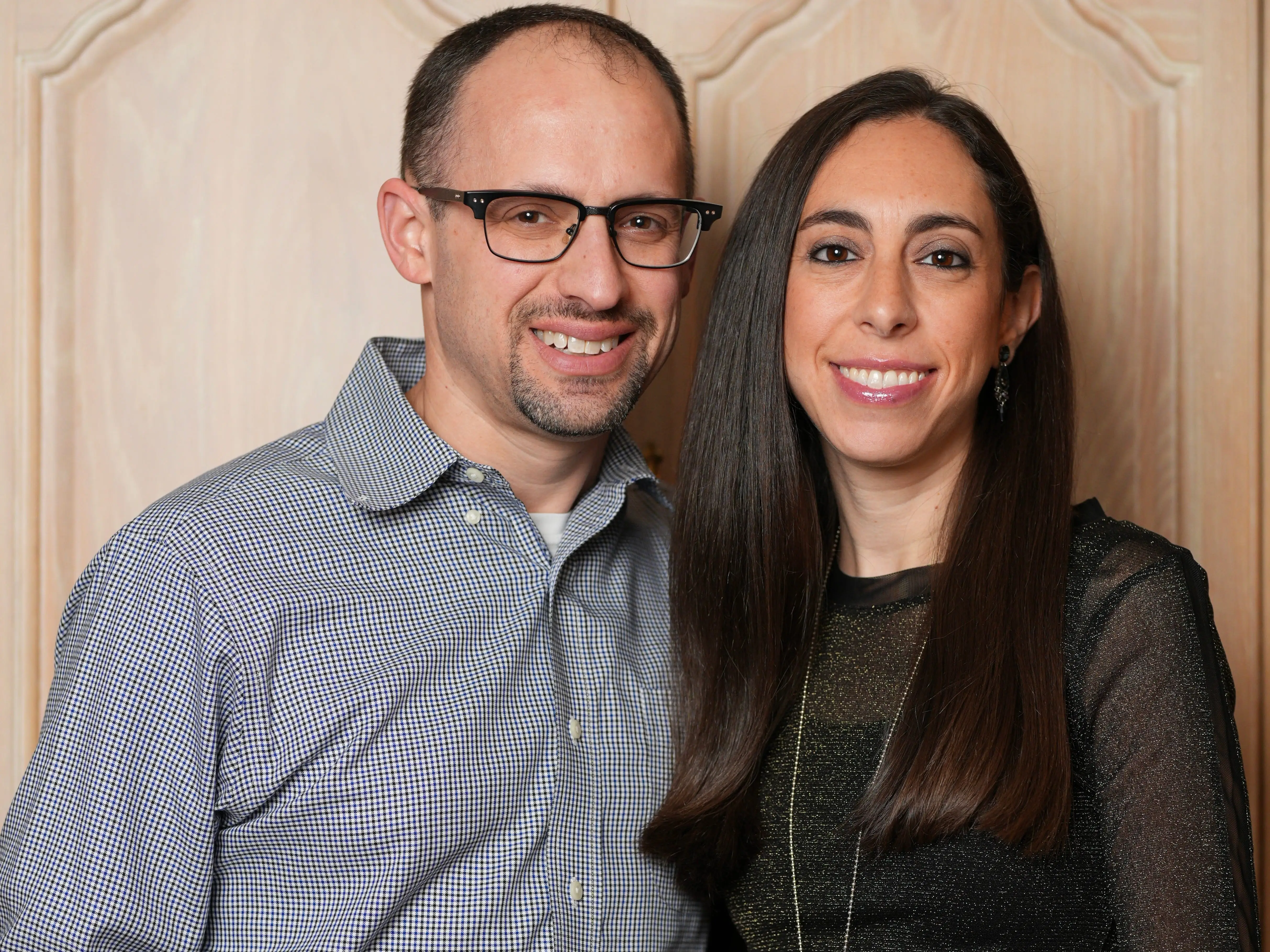 Lindsay Karp and her husband