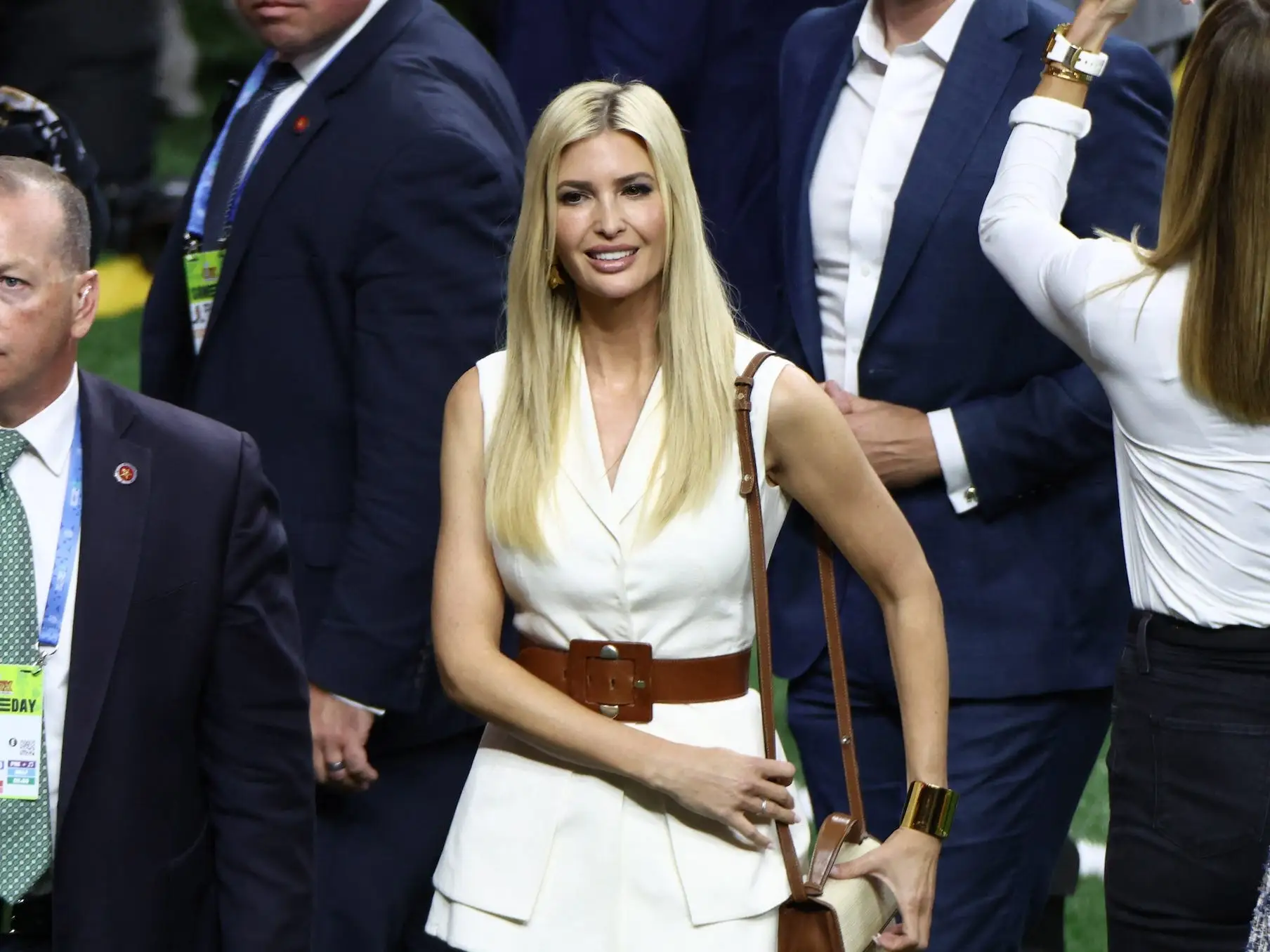 Ivanka Trump attends the Super Bowl in February 2025.