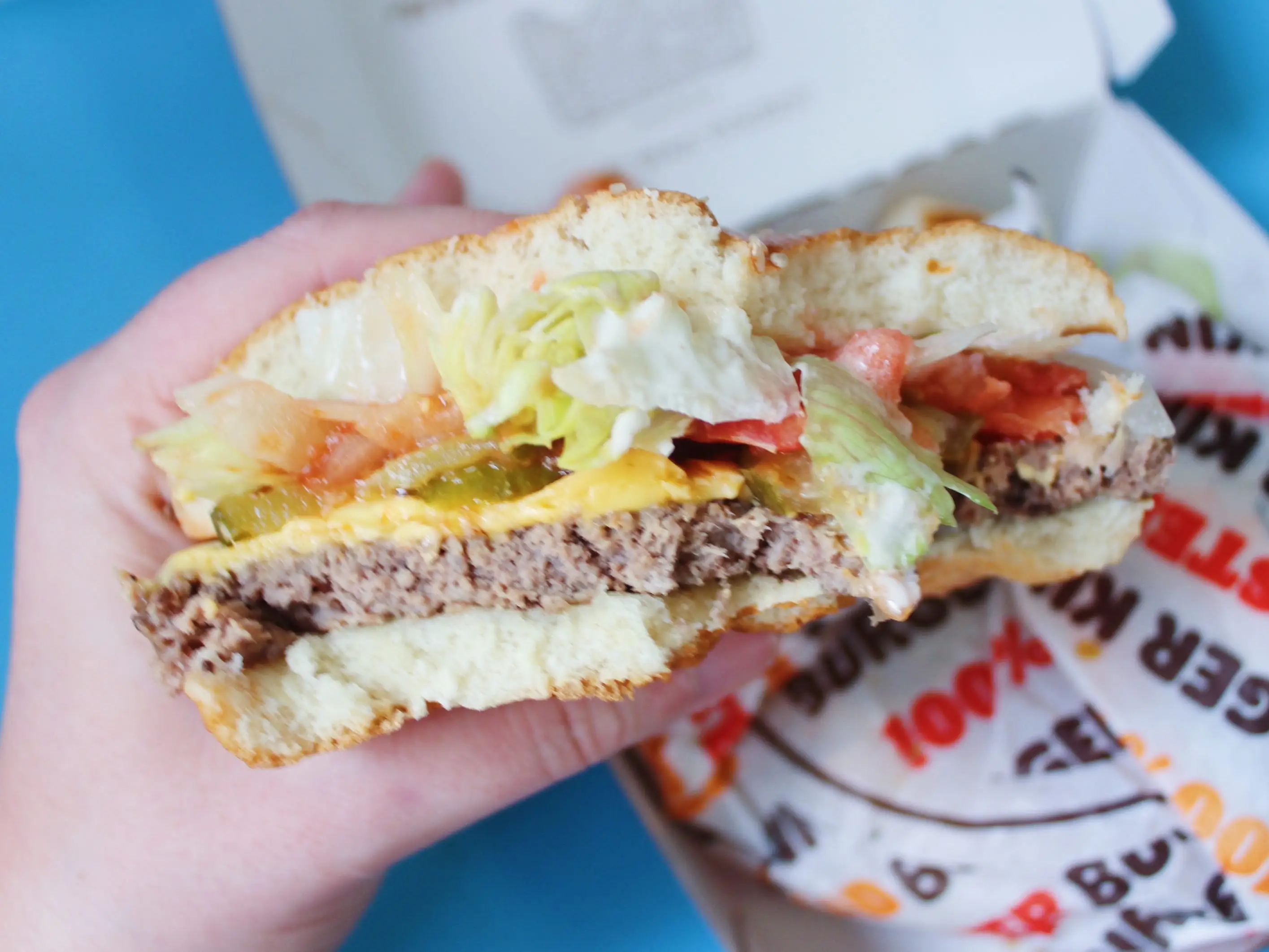 burger king whopper with cheese