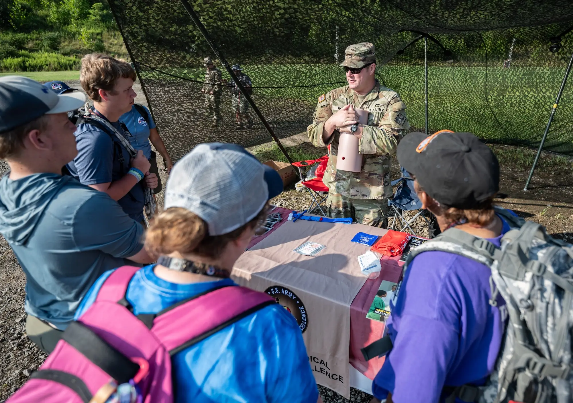 Soldiers took part in the 2023 National Jamboree held in West Virginia.