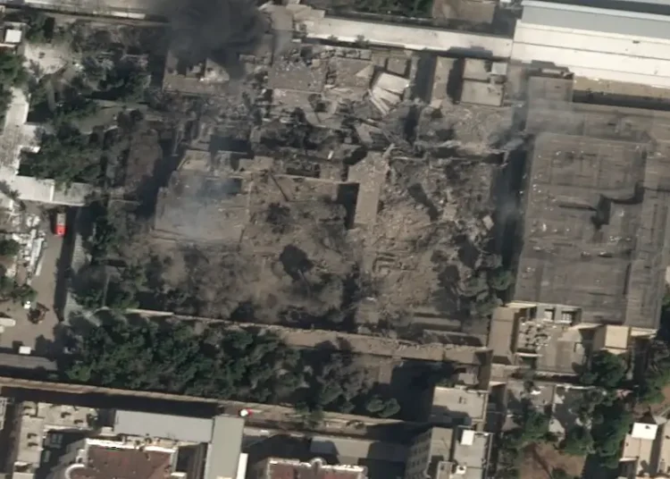 Satellite photos capture devastation at the Iranian supreme leader’s residence after US and Israeli strikes